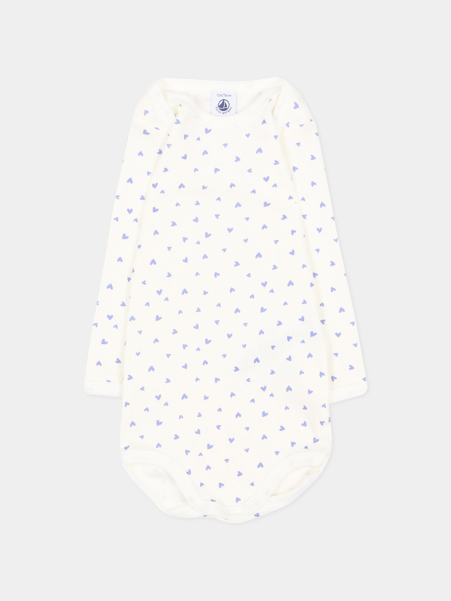 Body multicolor per neonato con cuori,Petit Bateau,A0GZ1 00