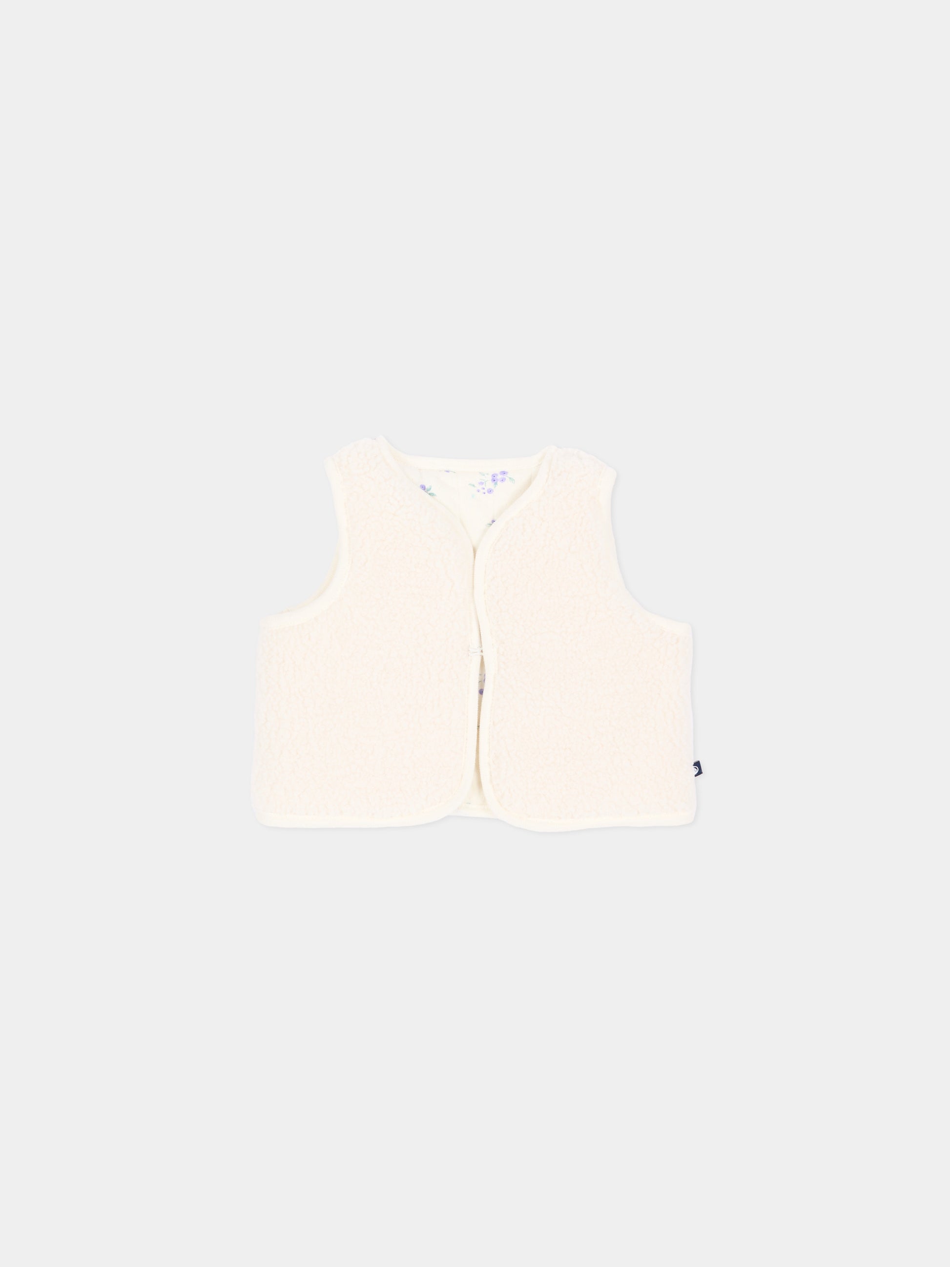 Gilet avorio per neonata,Petit Bateau,A0GIK 01