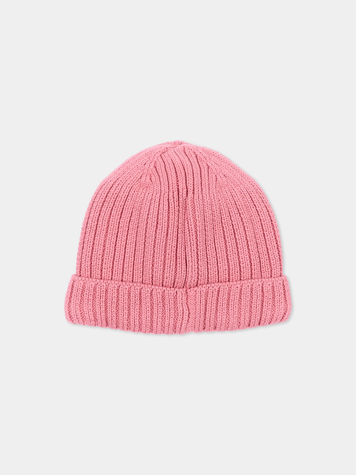 Berretto rosa per neonata con logo,Petit Bateau,A0GIC 01