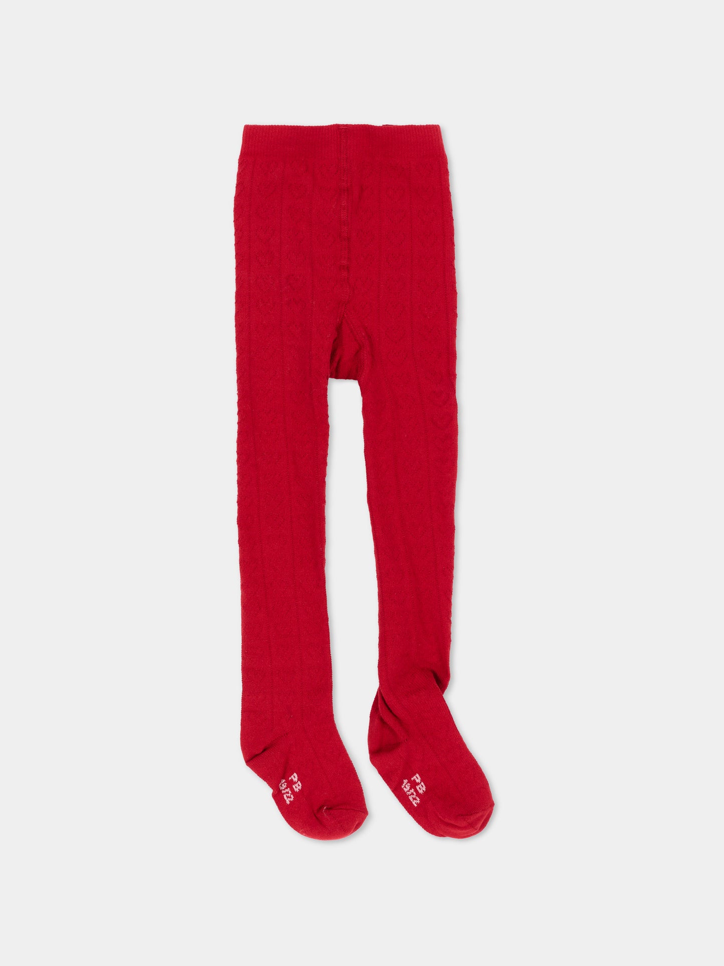 Collant rosso per neonata a trecce,Petit Bateau,A0HB9 01