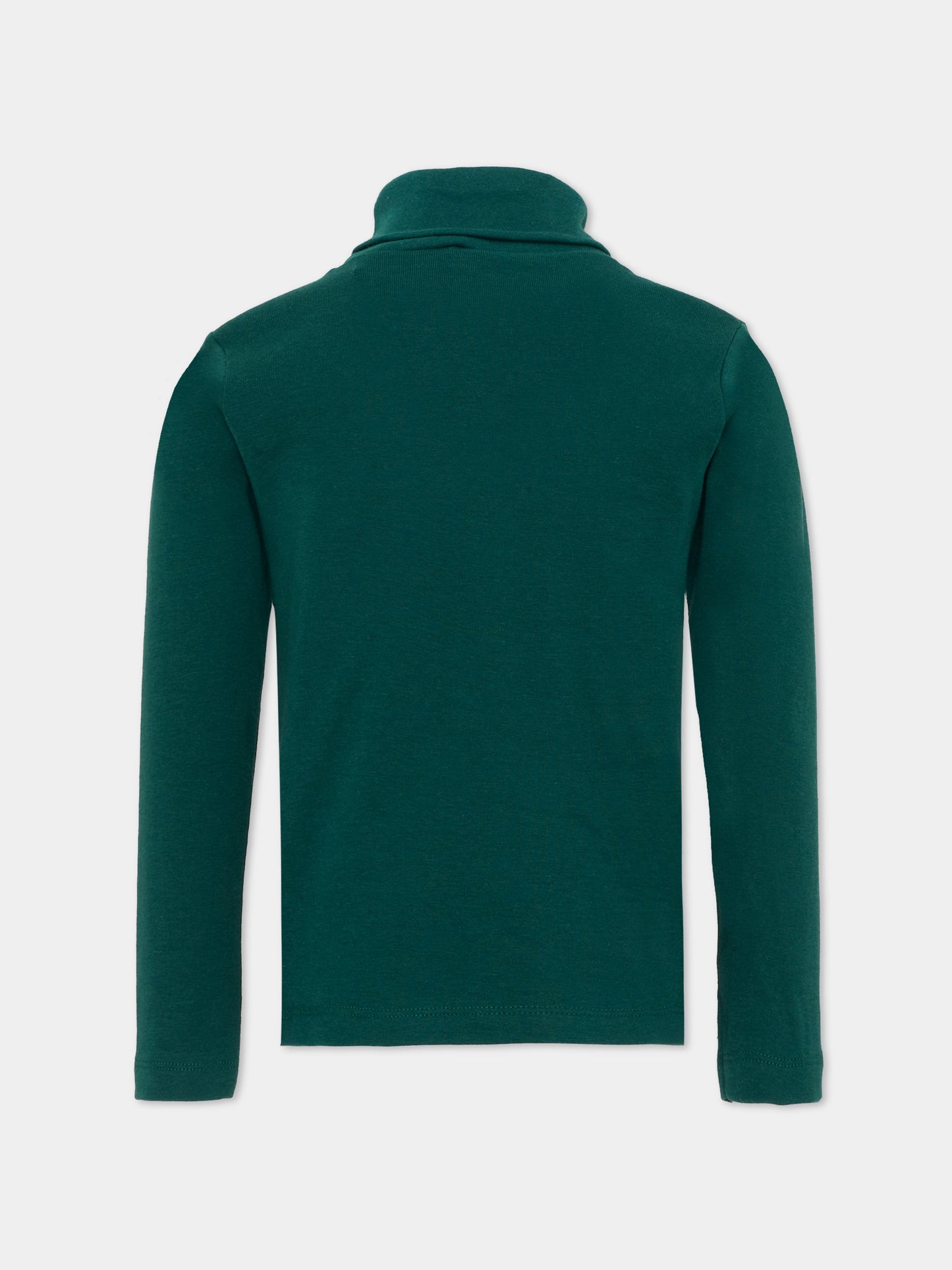 Dolcevita verde per bambini con logo,Petit Bateau,A0GVF 13