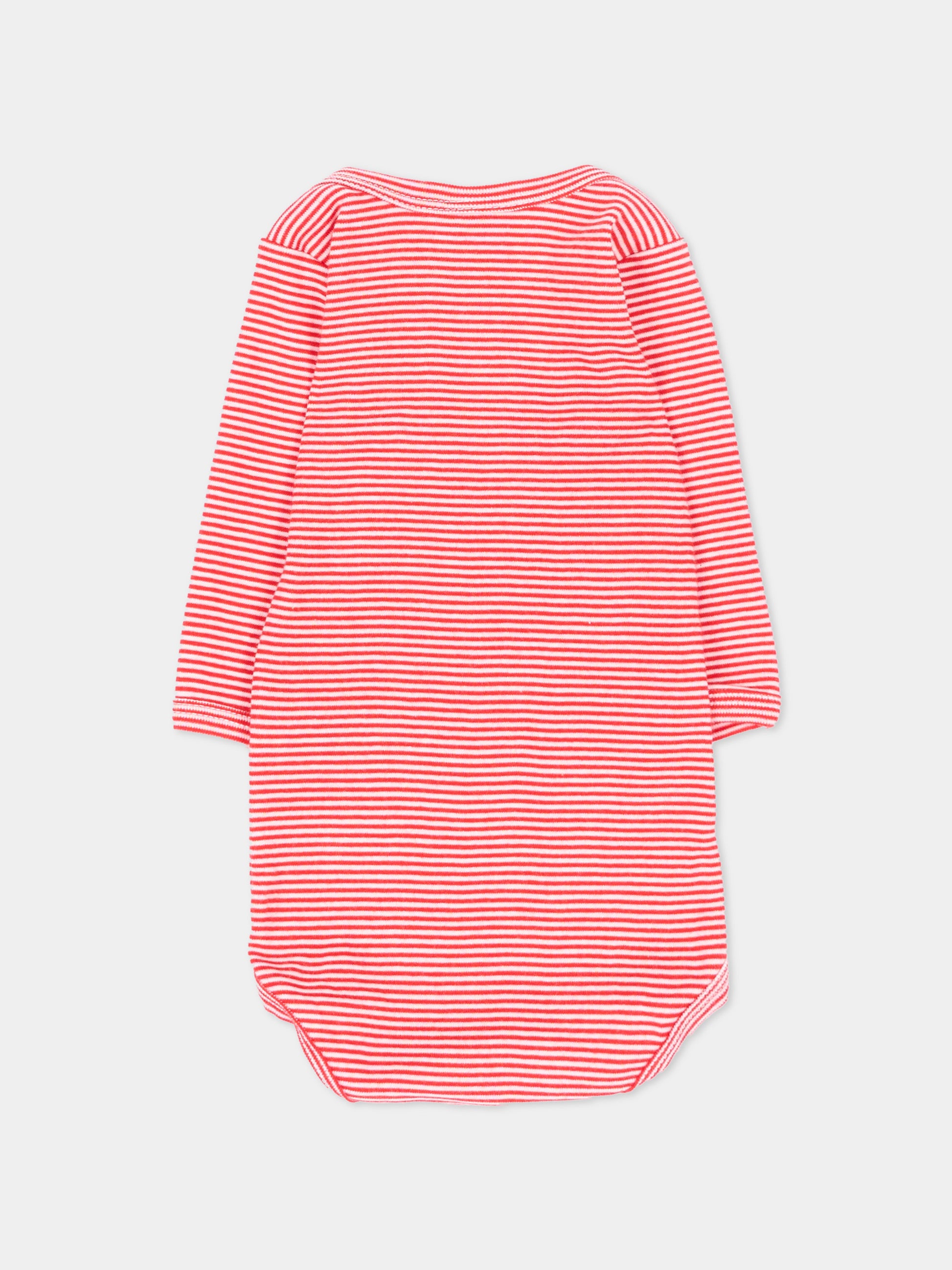 Body multicolor per neonata a righe,Petit Bateau,A0GZO 00