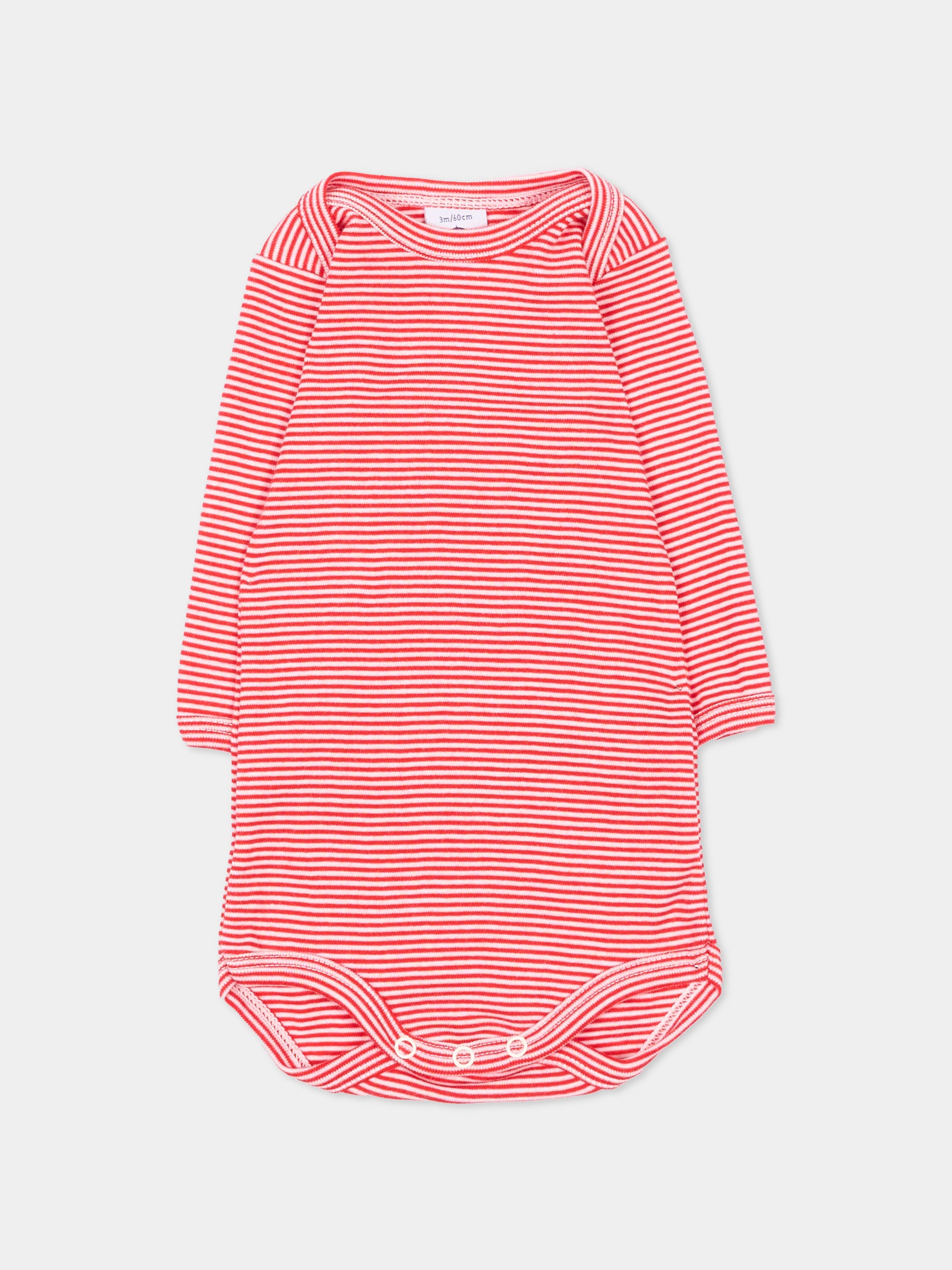 Body multicolor per neonata a righe,Petit Bateau,A0GZO 00