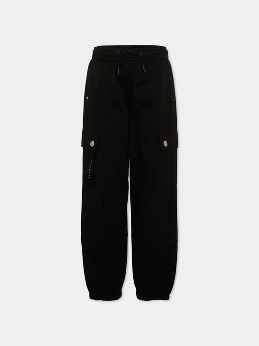 Pantalone nero cargo per bambino,Richmond,RBA26062PA BLACK BLACK