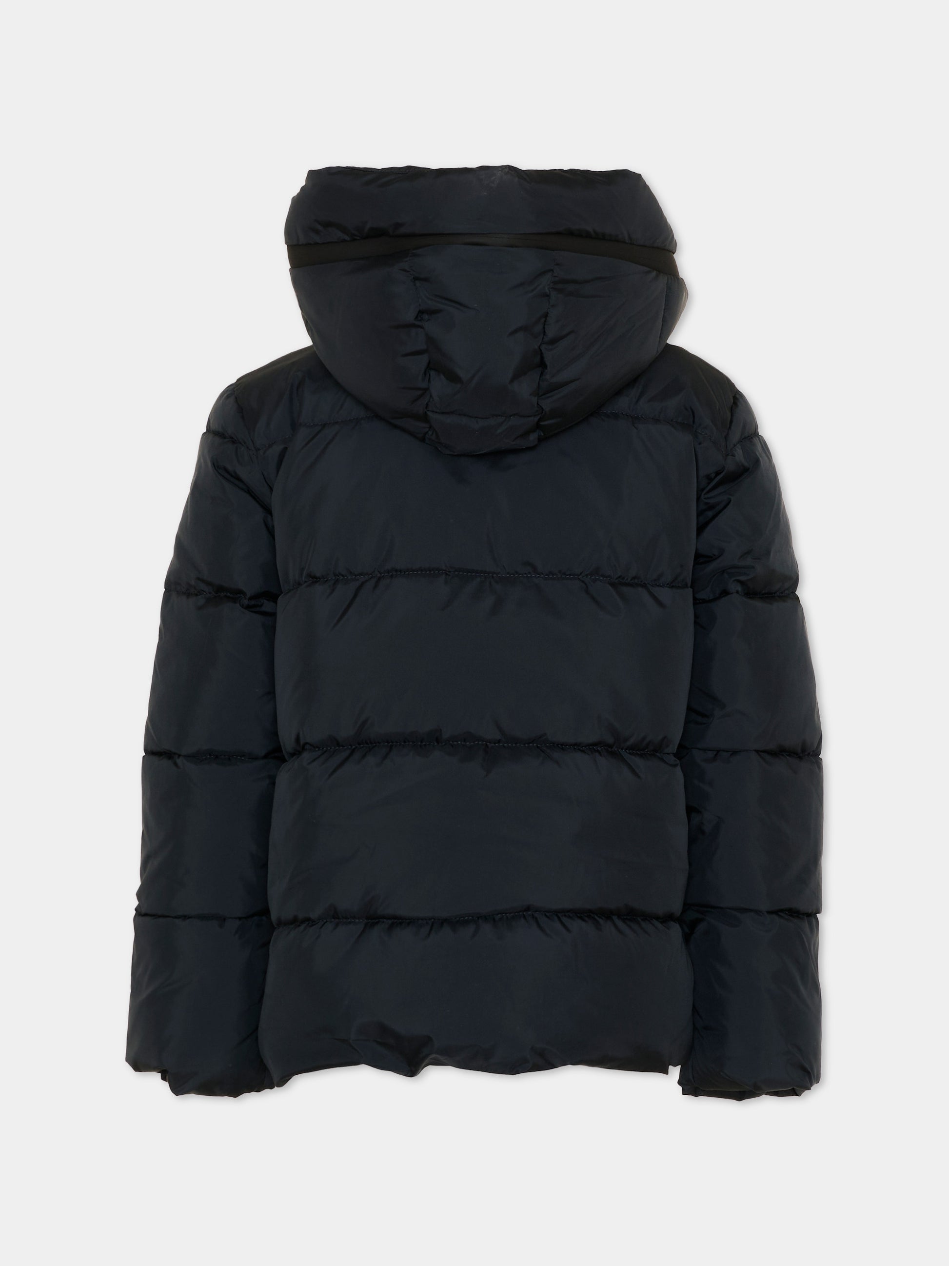 Piumini nero per bambino con logo,Richmond,RBA26043PI BLACK BLACK