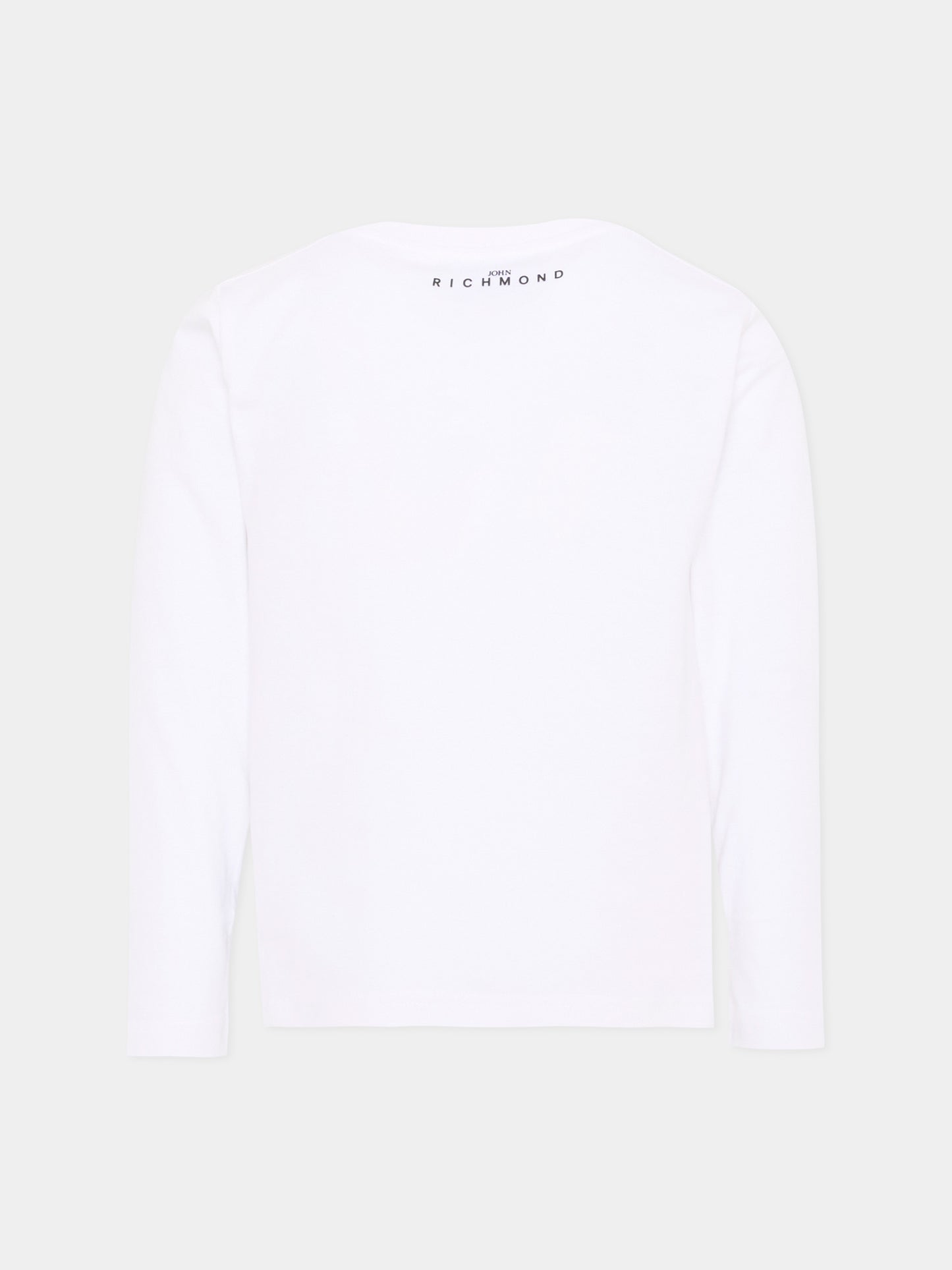 T-shirt a manica lunga bianca Richmond,Richmond,RBA26016TS WHITE WHITE