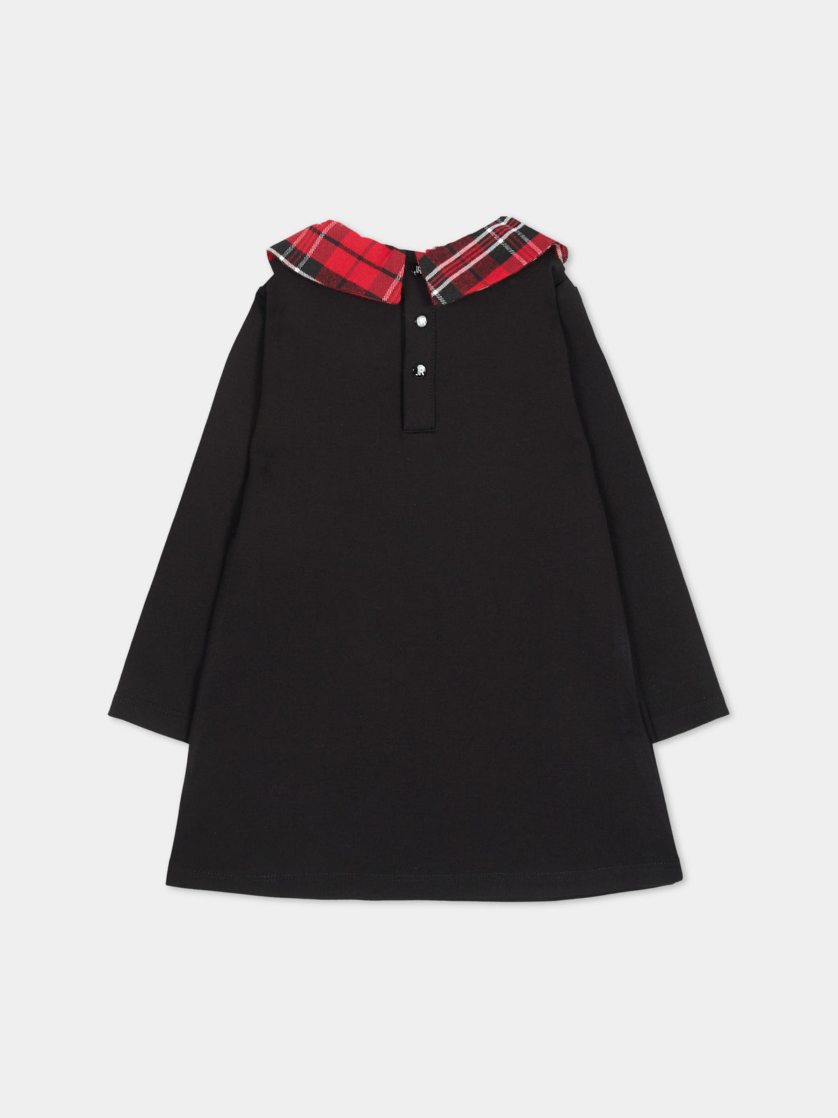 Vestito a manica lunga nero per neonata,Richmond,RIA26081VE BLACK/R.T. BLACK