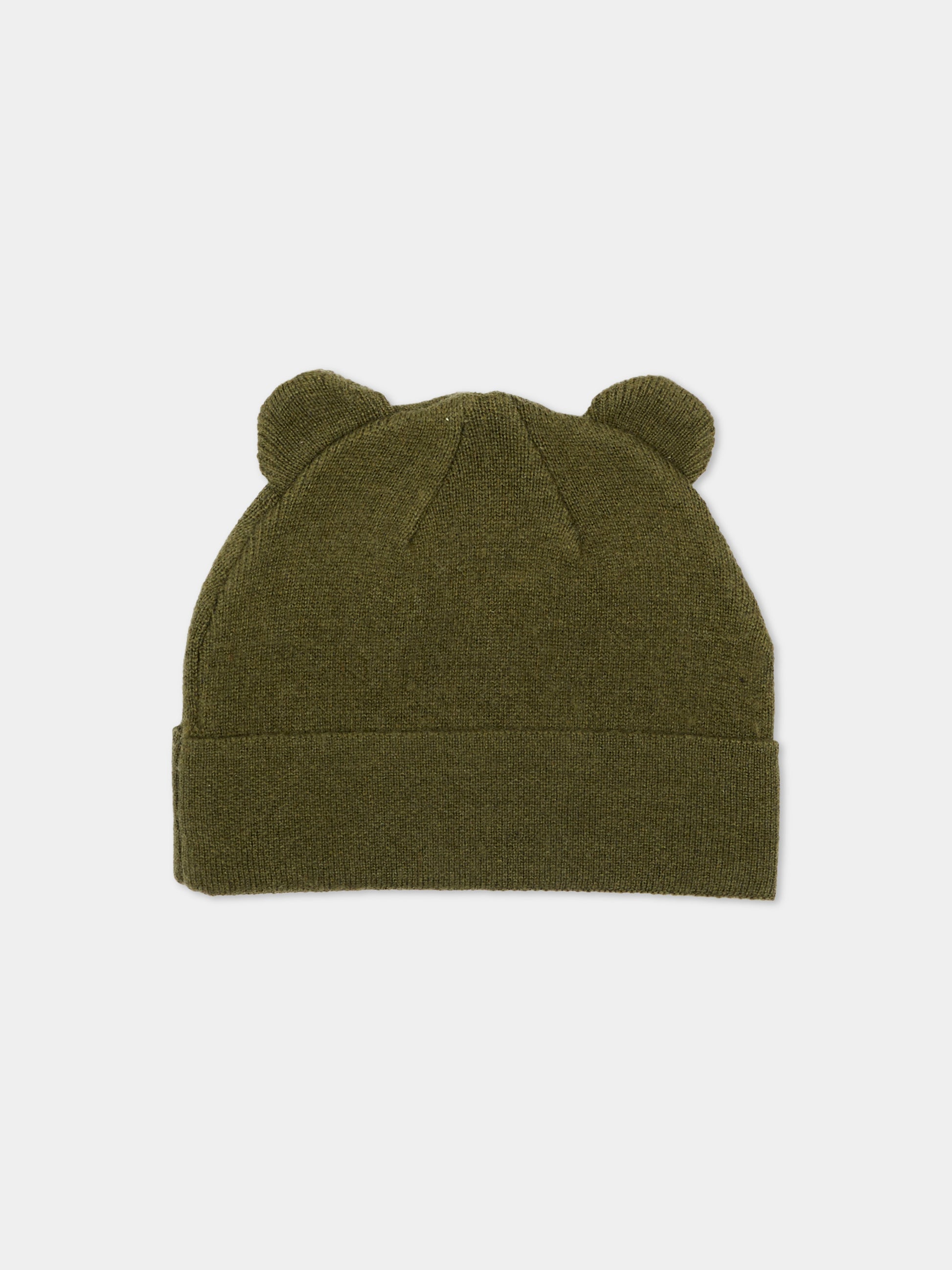 Berretto verde per neonato con orecchie,Richmond,RIA26038HA GREEN_MIL. GREEN MILITARY