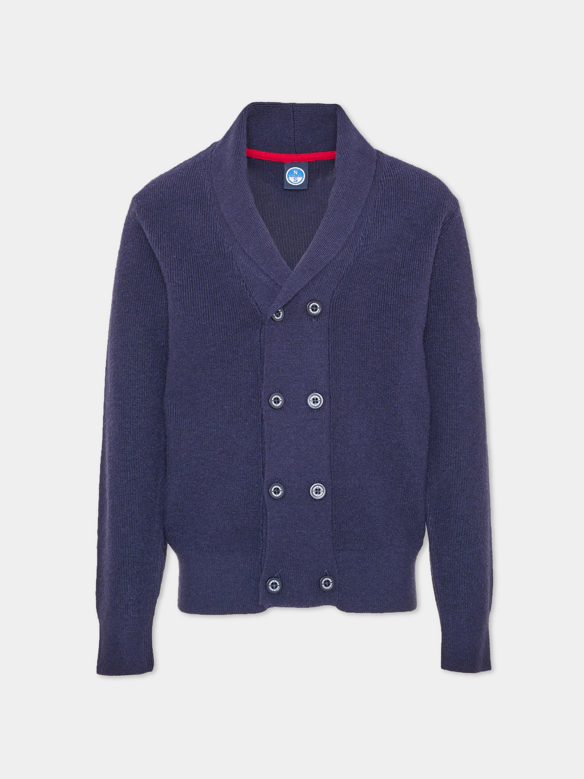 Cardigan blu per bambino doppiopetto,North Sails,NBA26008CD BLUE NAVY