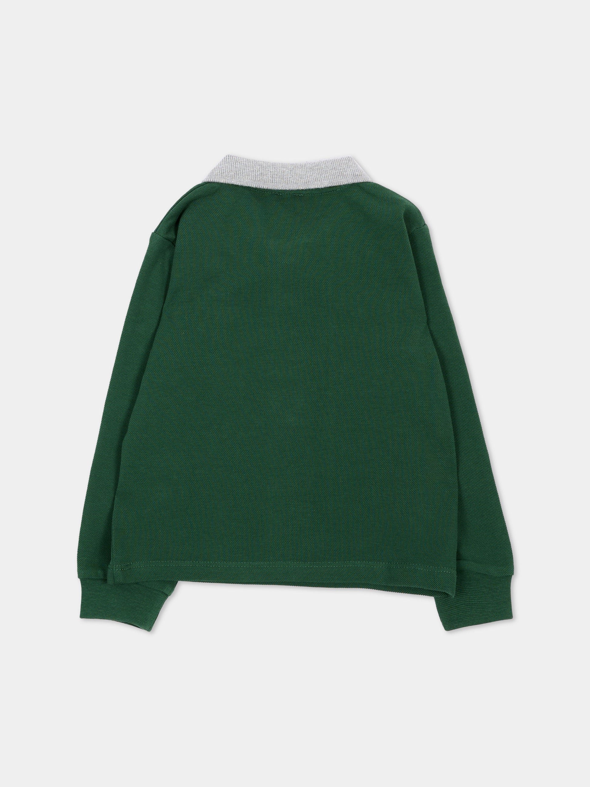 Polo verde per neonato con logo,North Sails,NIA26037PO GREEN
