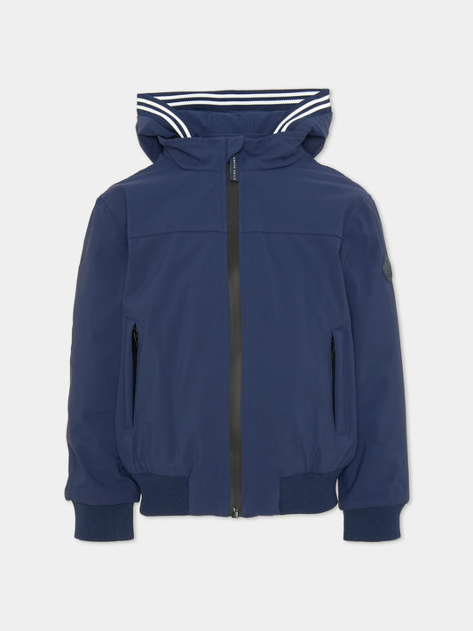 Giubbotto blu per bambino con cappuccio,North Sails,NBA26017GB BLUE NAVY