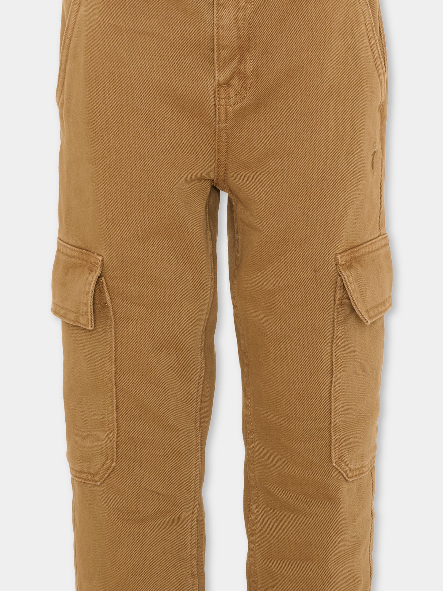 Pantalone marrone per bambino cargo,Trussardi Junior,TBA26036PA BROWN BROWN