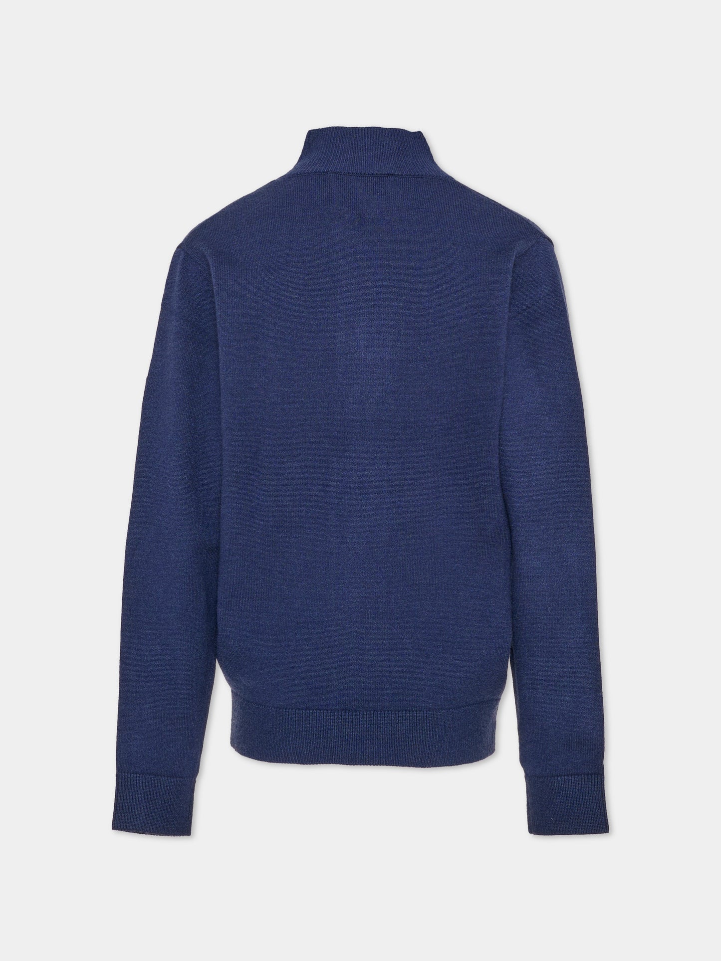 Cardigan blu per bambino con alamari,Trussardi Junior,TBA26013MA BLUE_NAVAL BLUE NAVAL
