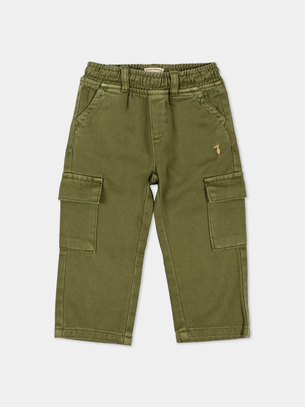 Pantalone verde per neonato cargo,Trussardi Junior,TIA26088PA CYPRESS CYPRESS