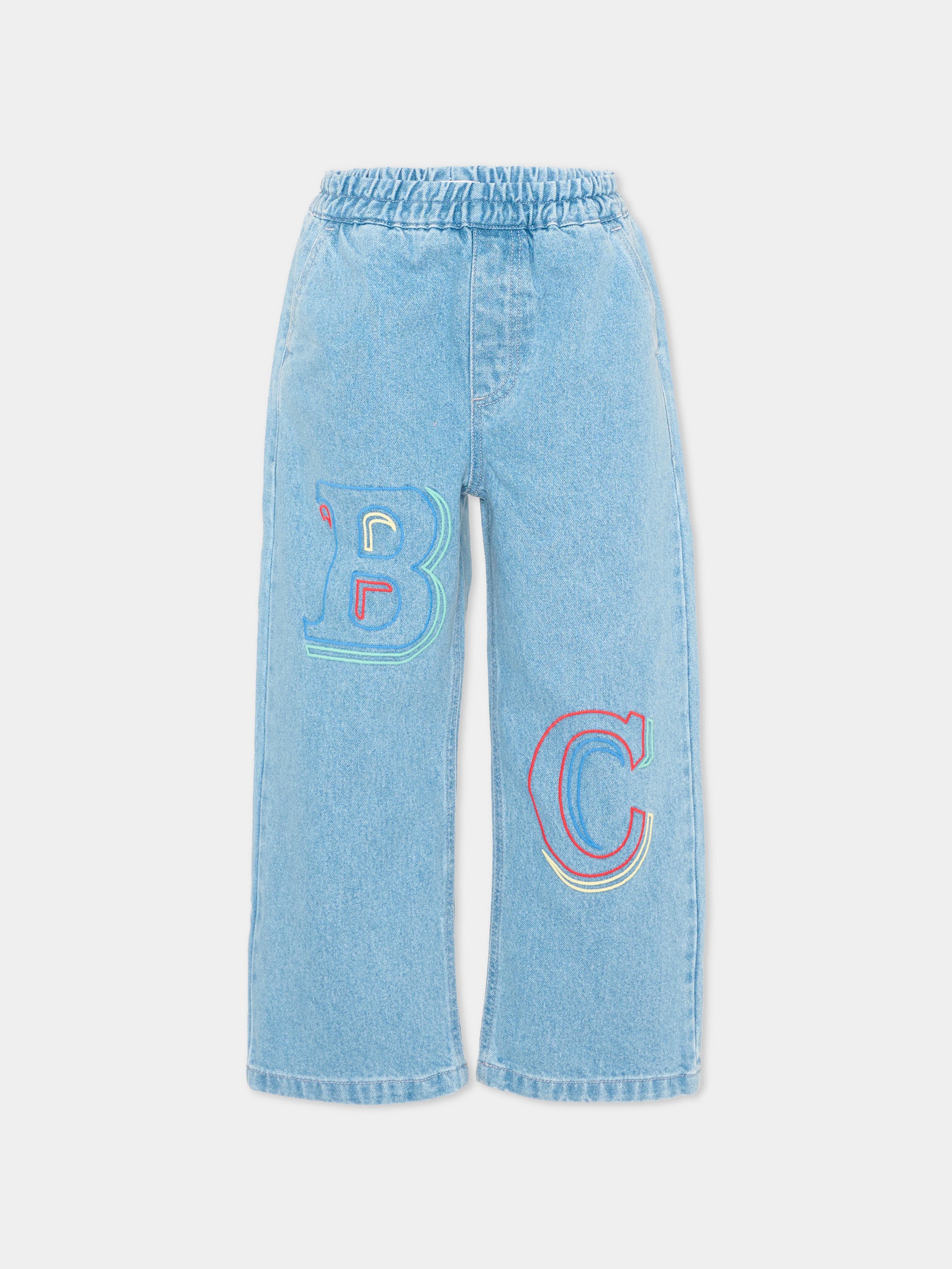 Jeans denim per bambino con ricamo,Bobo Choses,B226AC120