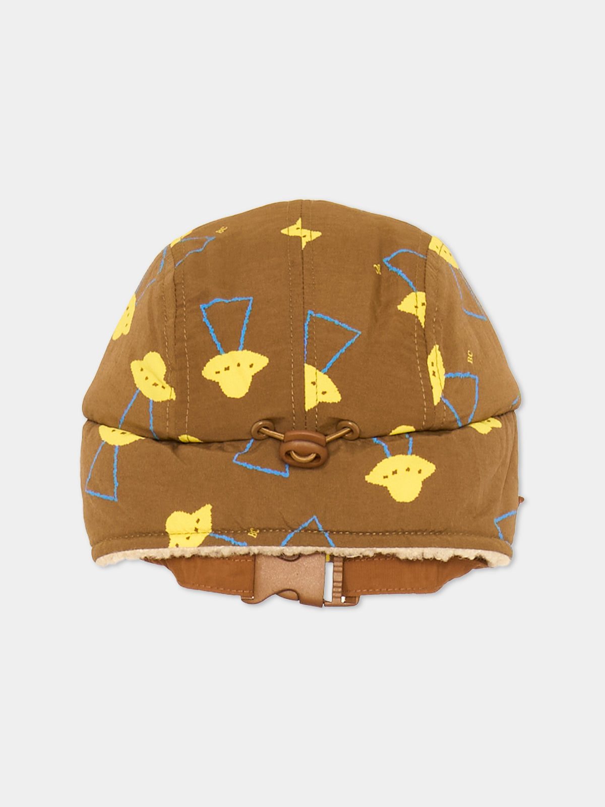 Cappello marrone con stampa per bambino,Bobo Choses,B226AI026