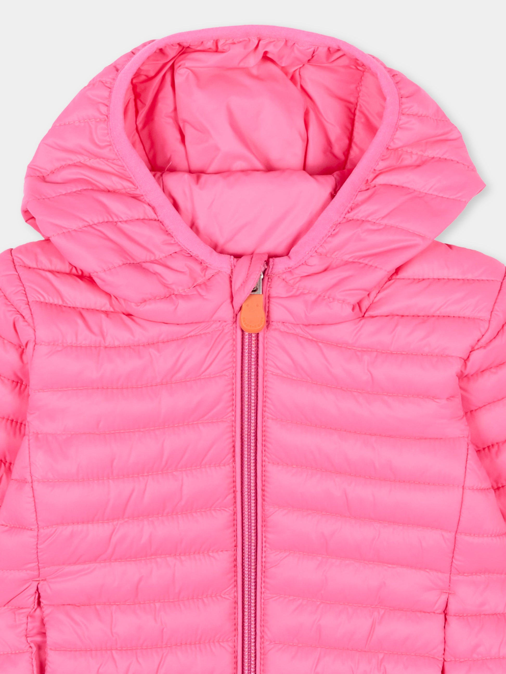 Piumino rosa Nene per neonata con logo,Save The Duck Kids,I30003X GIGA20 80005