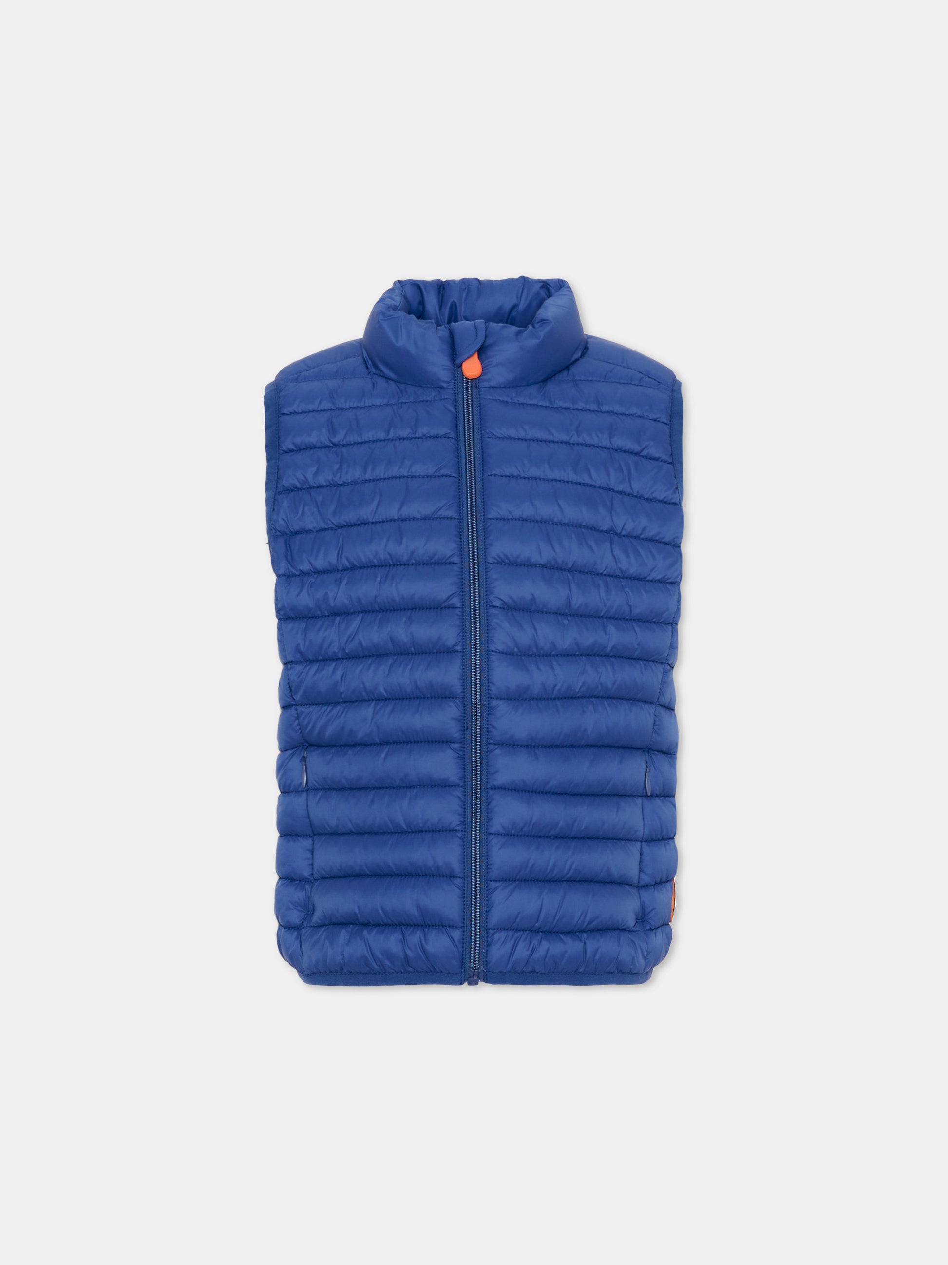 Gilet blu per bambino trapuntato,Save The Duck Kids,J82430X GIGA20 90025