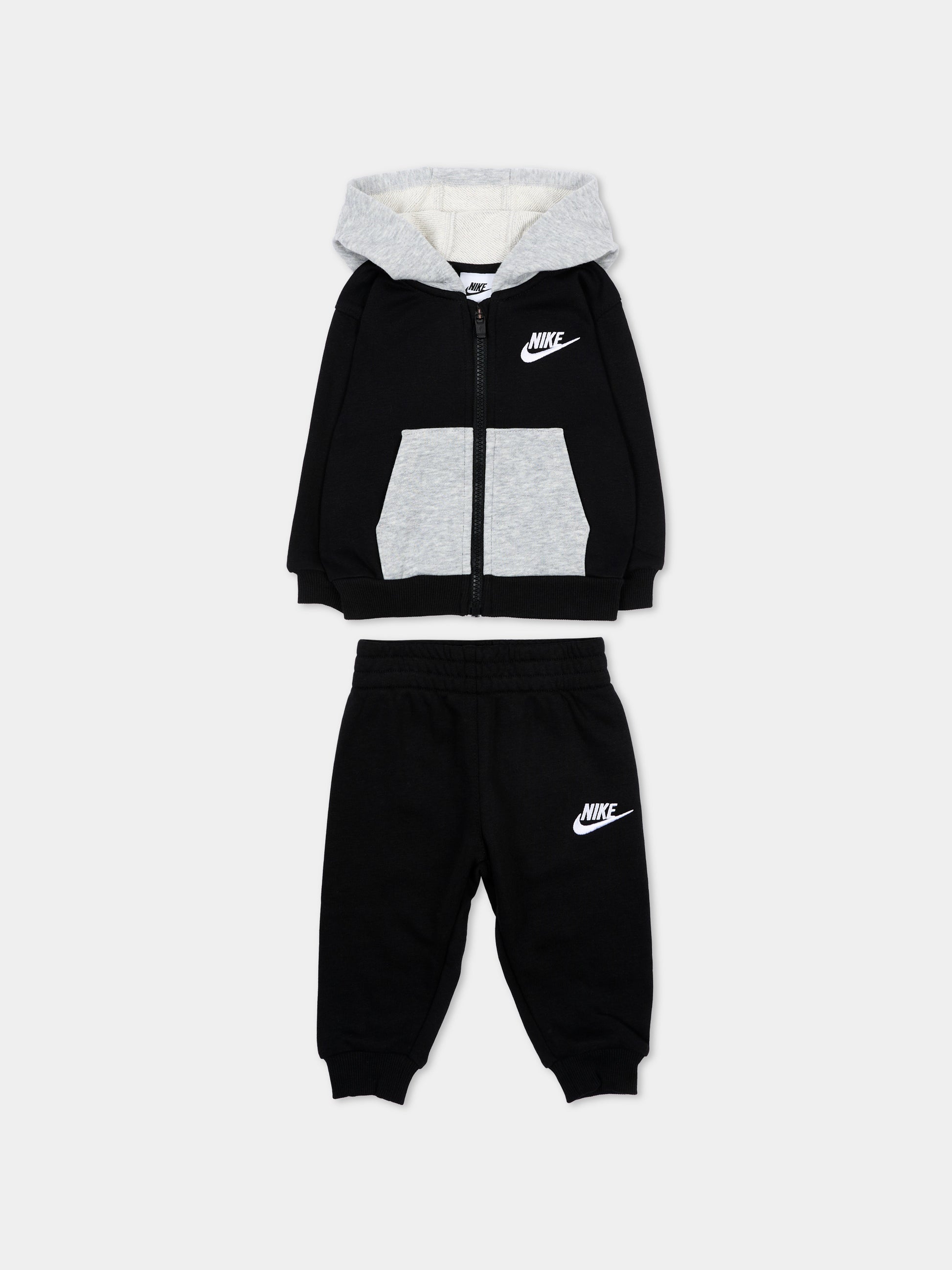 Completo sportivo lungo nero per neonati,Nike,66P282 023