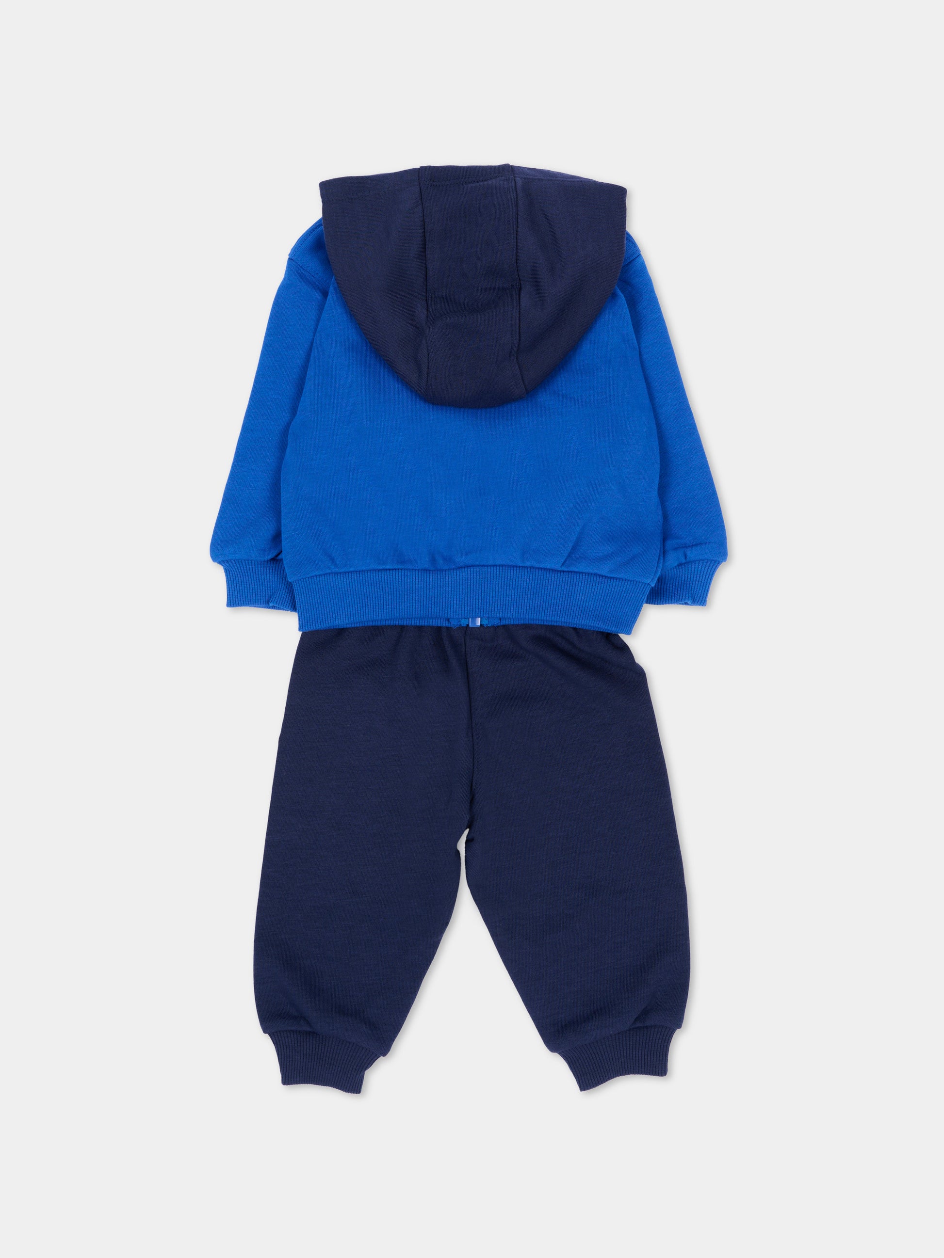 Completo sportivo lungo blu con logo per neonato,Nike,66P282 U90