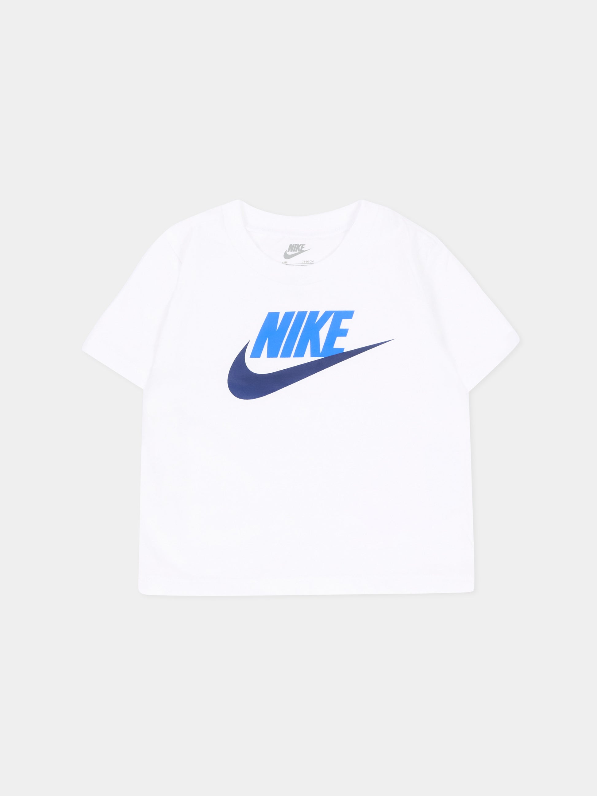 Completo sportivo lungo blu con logo per neonato,Nike,66P282 U90
