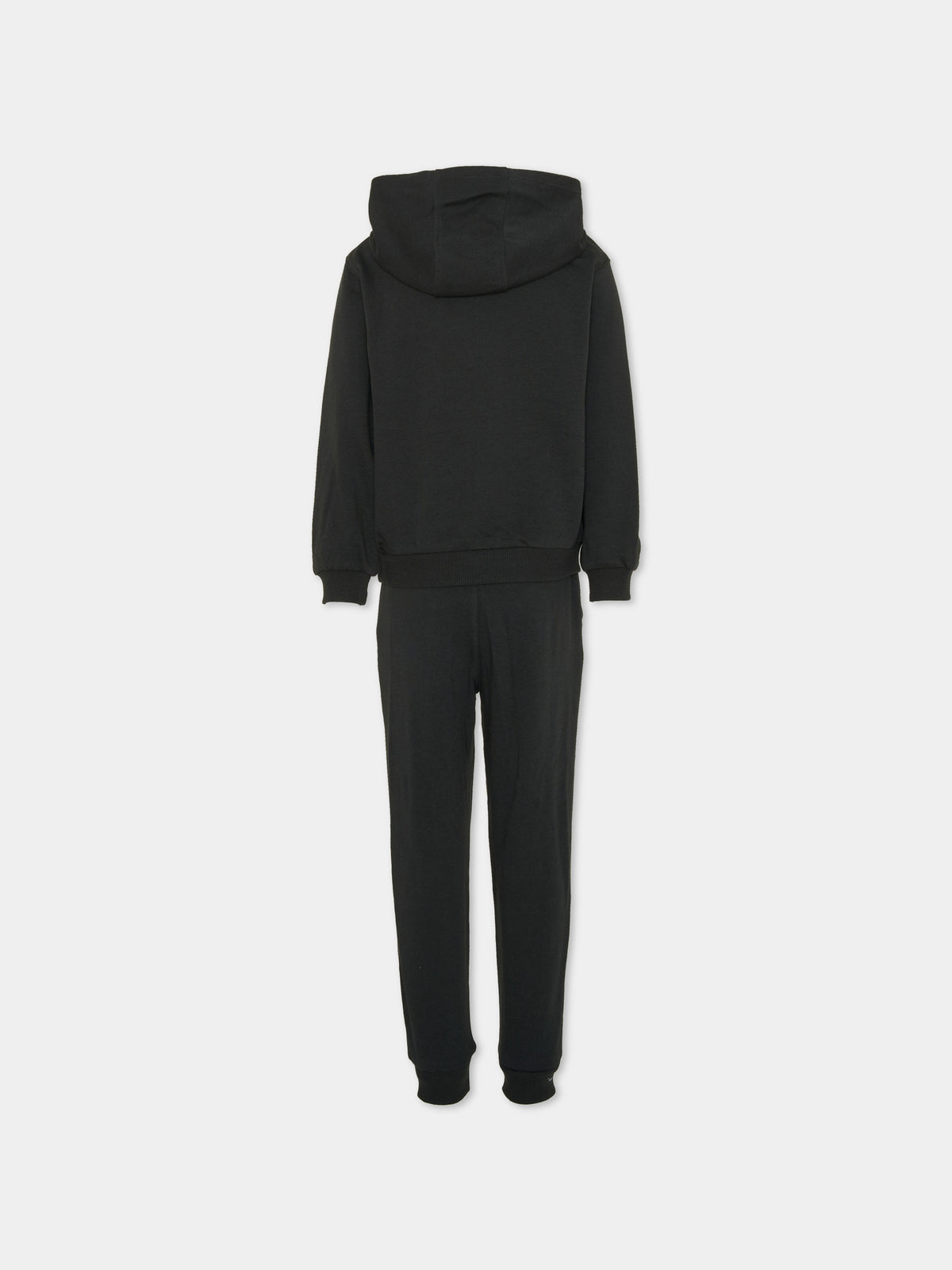 Completo sportivo lungo nero per bambino con logo,Nike,86N385 023