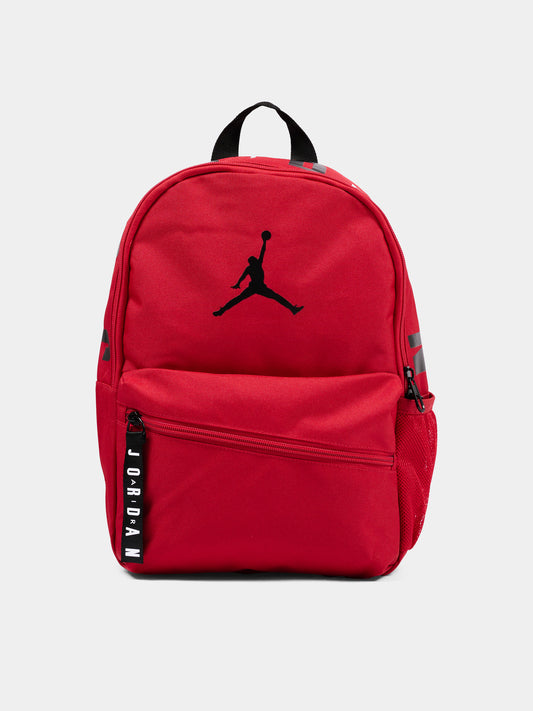 Zaino rosso per bambino con logo,Jordan,7A9214 R78