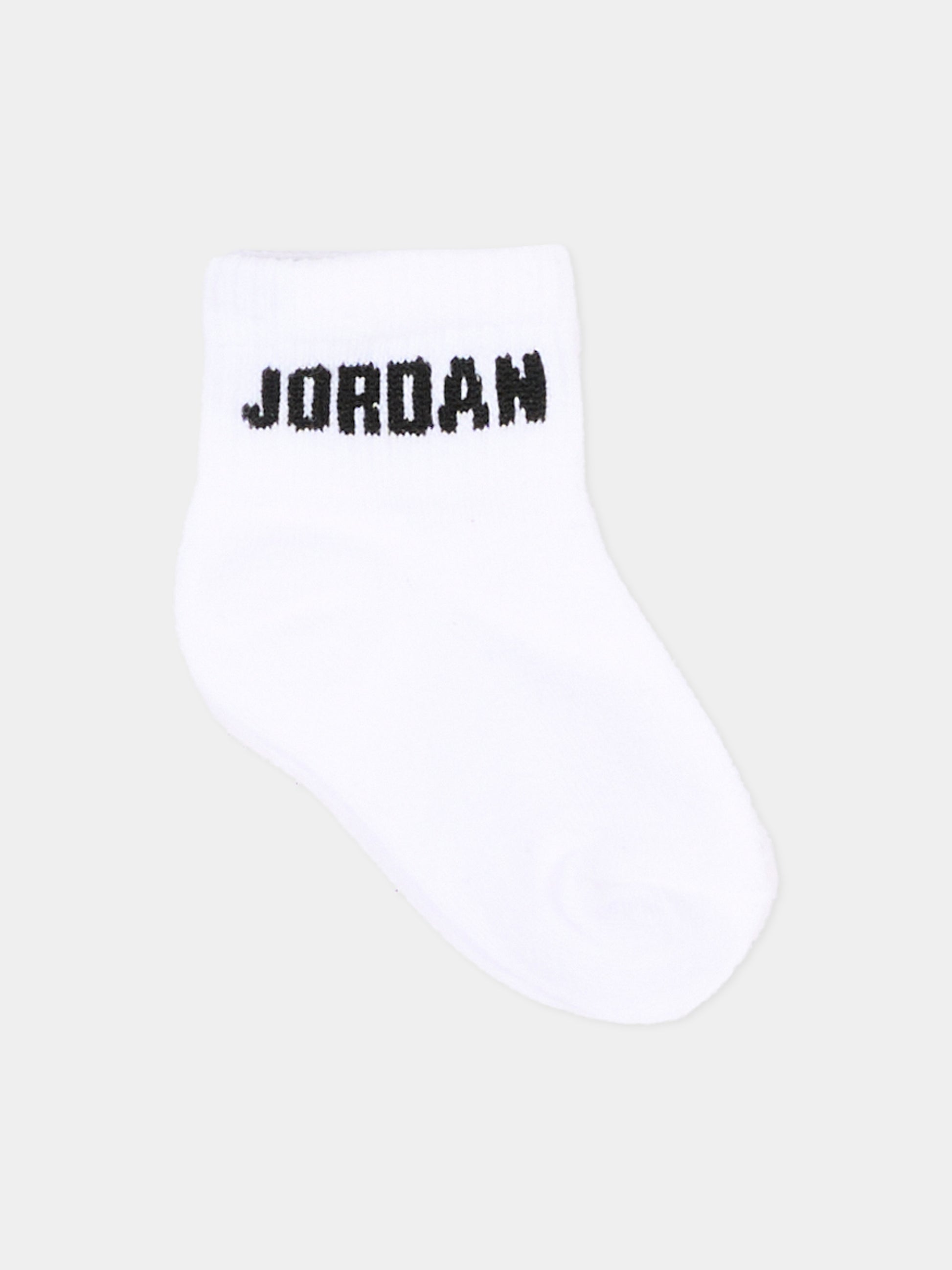 Calza spugna multicolor per neonato con logo,Jordan,NJ0734 R61