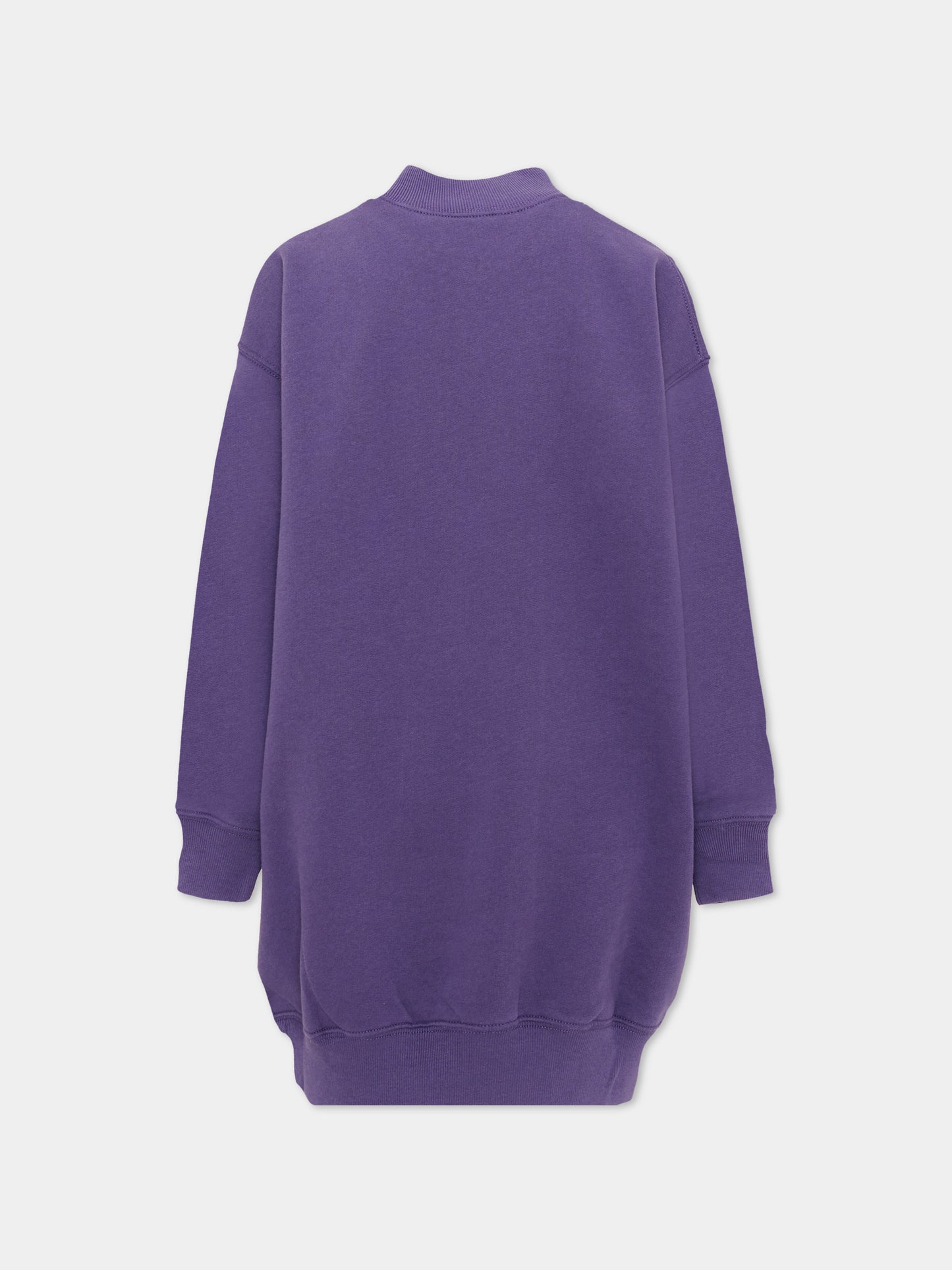 Vestito a manica lunga viola Polo Bear per bambina,Ralph Lauren Kids,B26297001