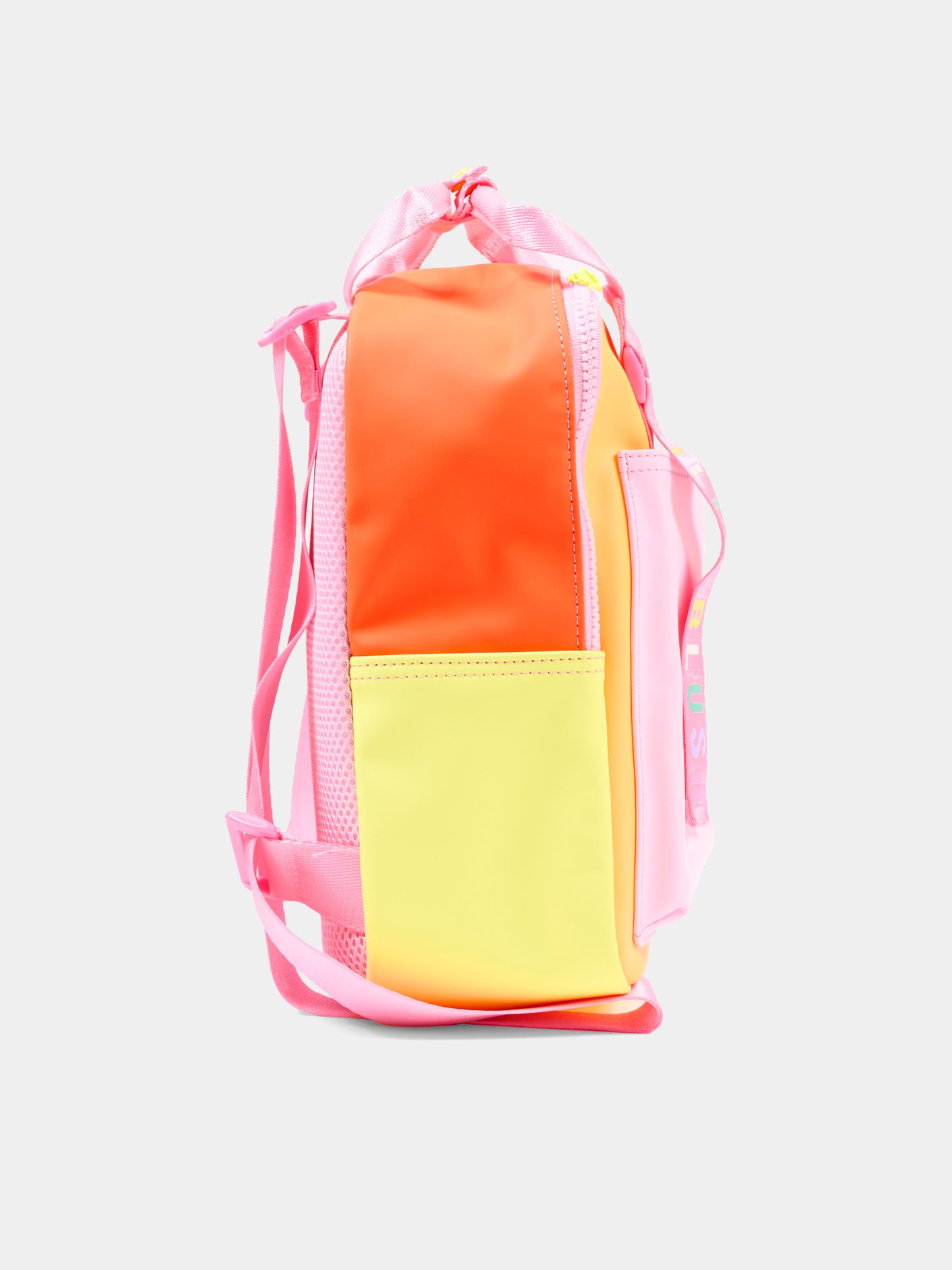 Zaino multicolor per bambina con logo,Billieblush,U20787 599