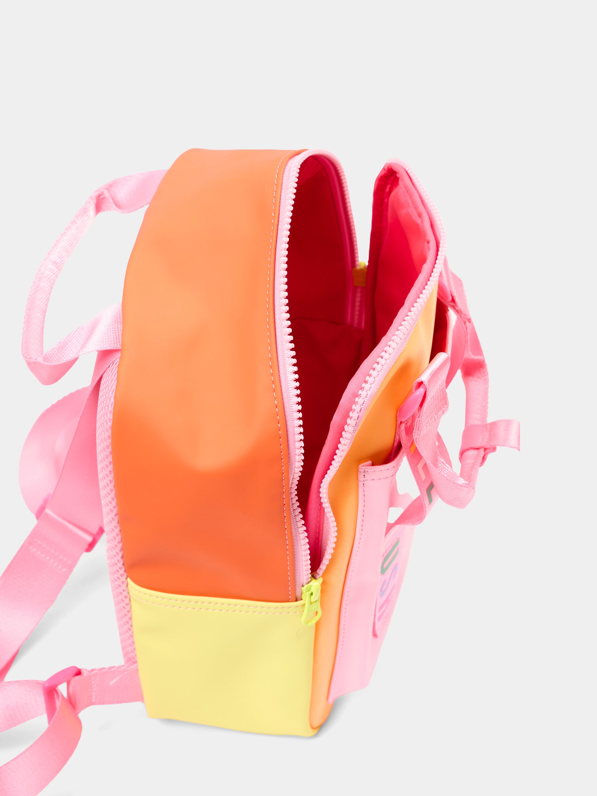 Zaino multicolor per bambina con logo,Billieblush,U20787 599