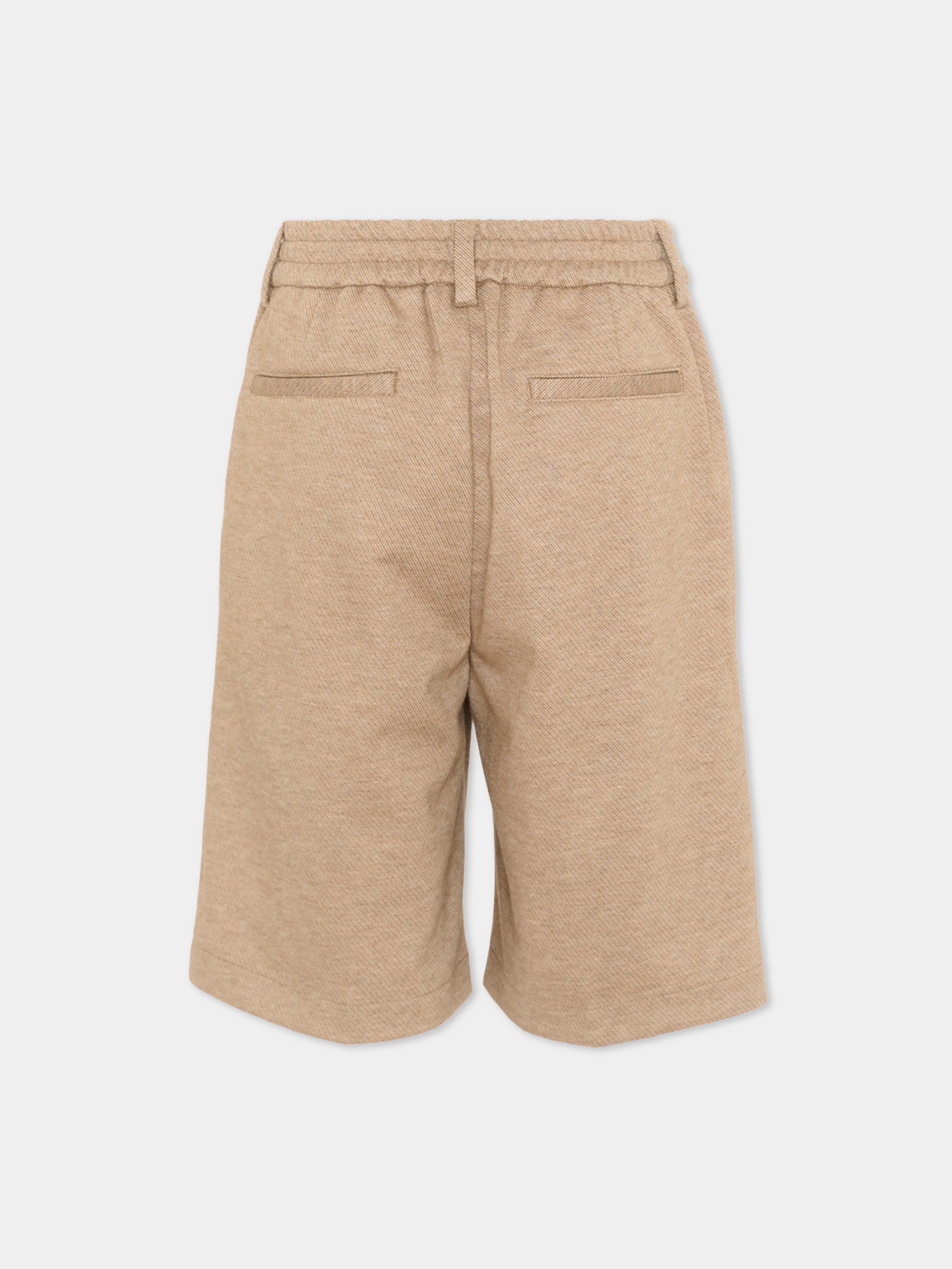 Shorts eleganti beige per bambino,Boss,J52003 249