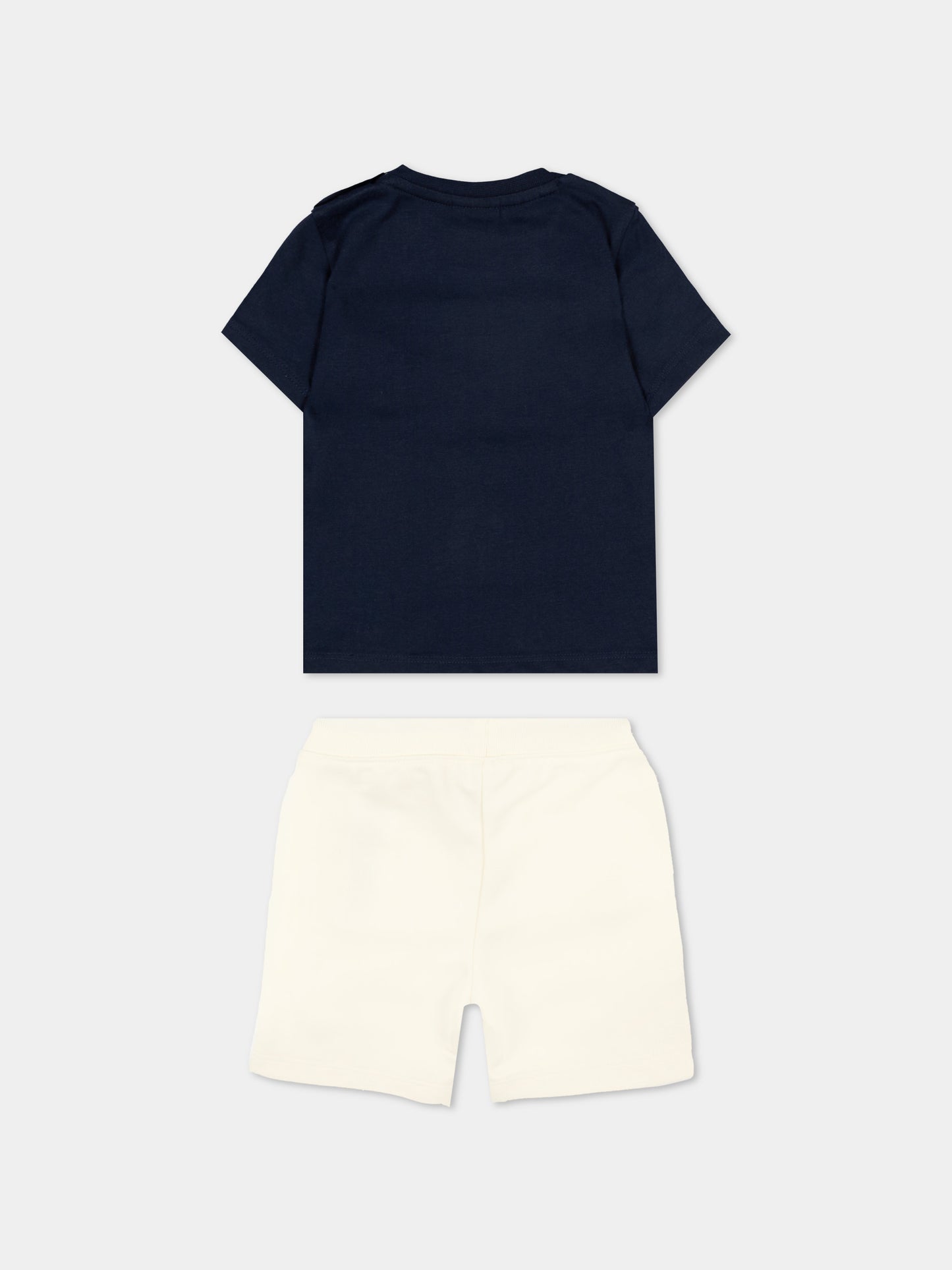 Completo sportivo beige per neonato con logo,Boss,J52125 21C