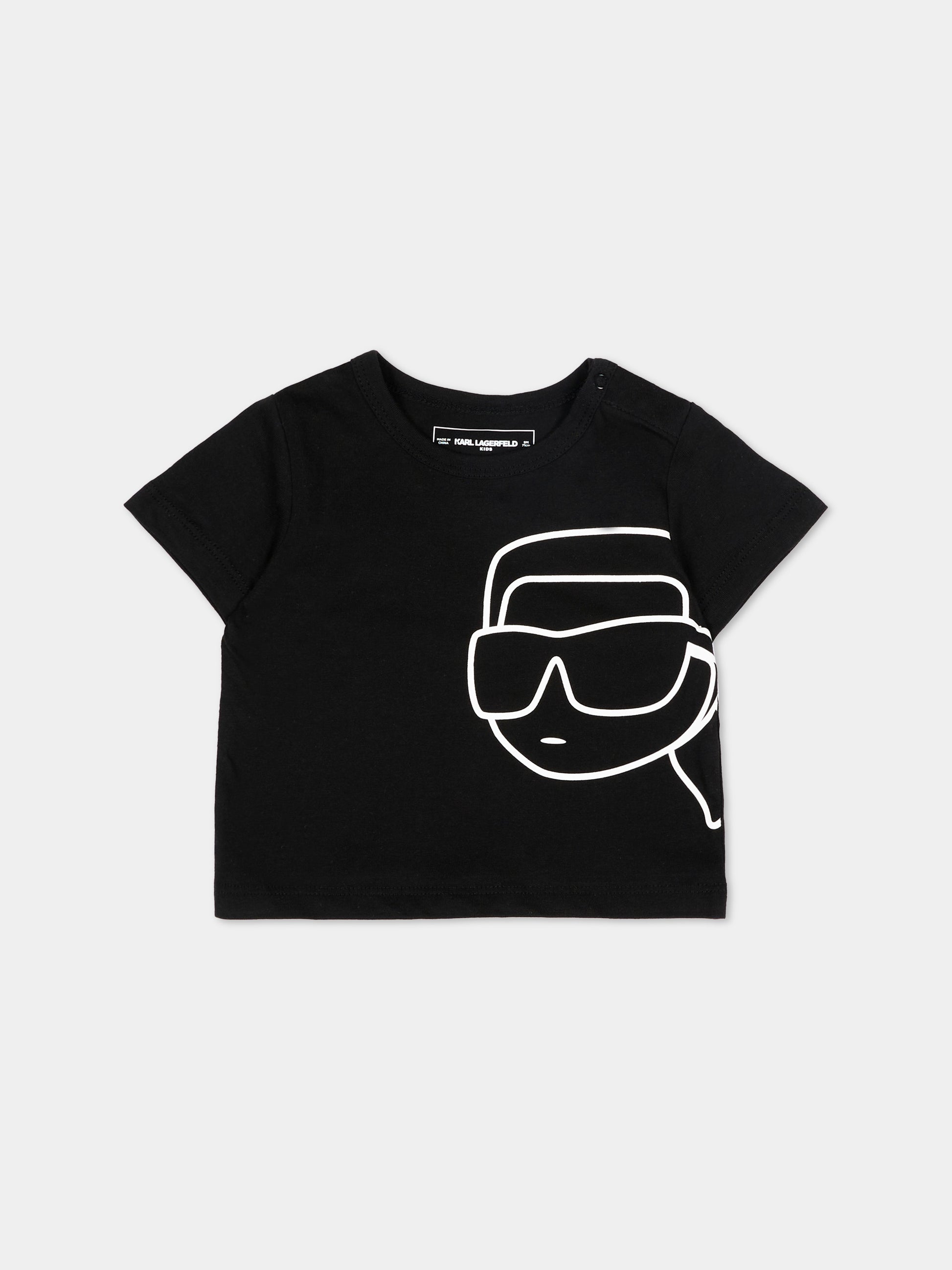 Completo sportivo beige per neonato con logo,Karl Lagerfeld Kids,Z30503 296