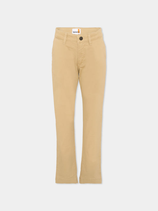 Pantalone beige per bambino,Timberland,T60469 276