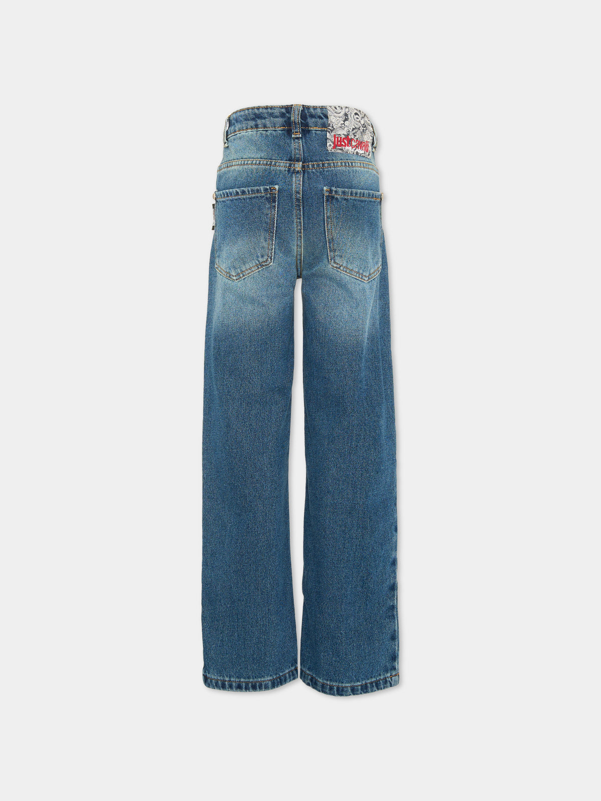 Jeans denim per bambino,Just Cavalli Kids,JBA26123JE D.BLUE_MED DENIM BLUE MEDIUM