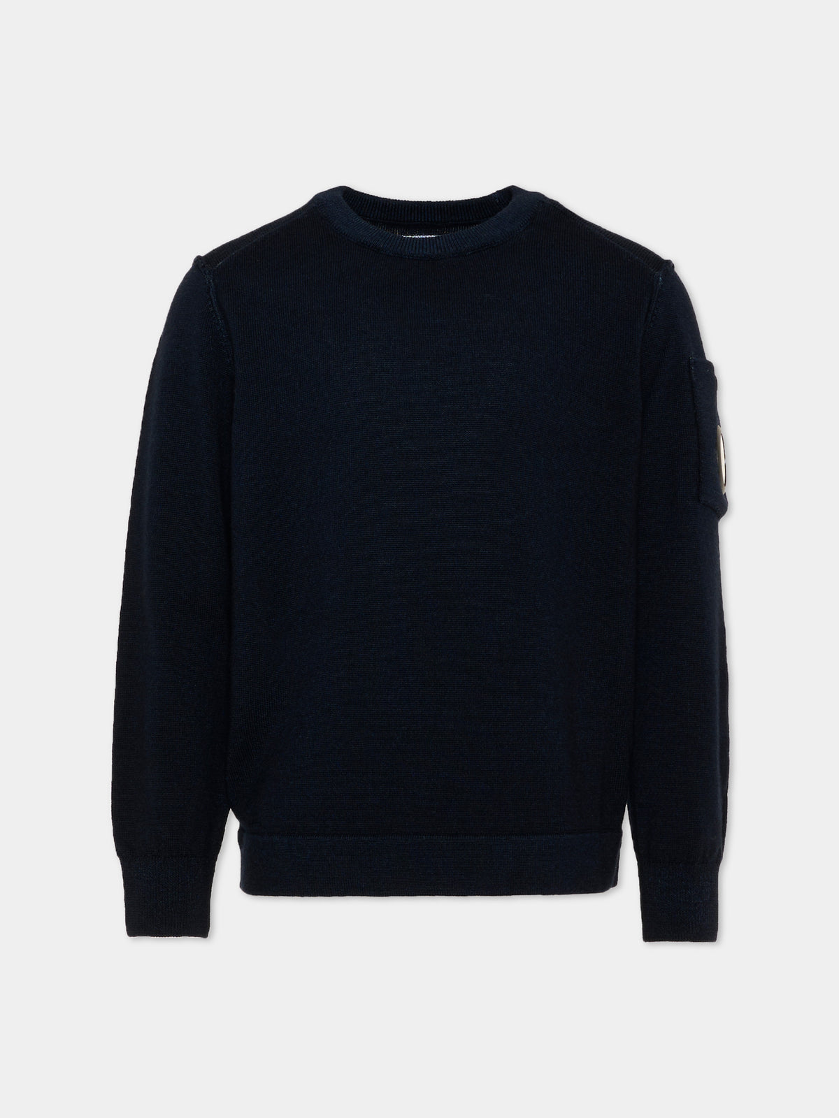 Maglione blu per bambino con tasca,C. P. Company,CNW009 LHC01 41150