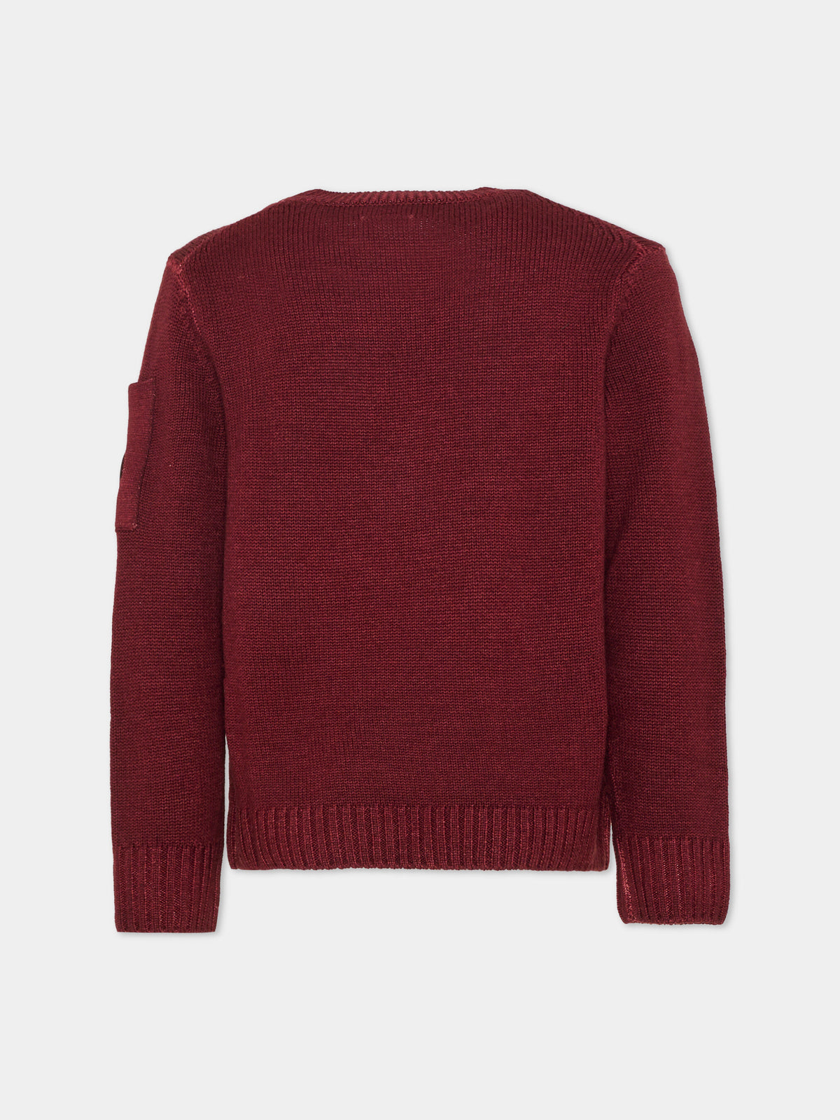 Maglione bordeaux per bambino con lente,C. P. Company,CNW00A LHC01 51686