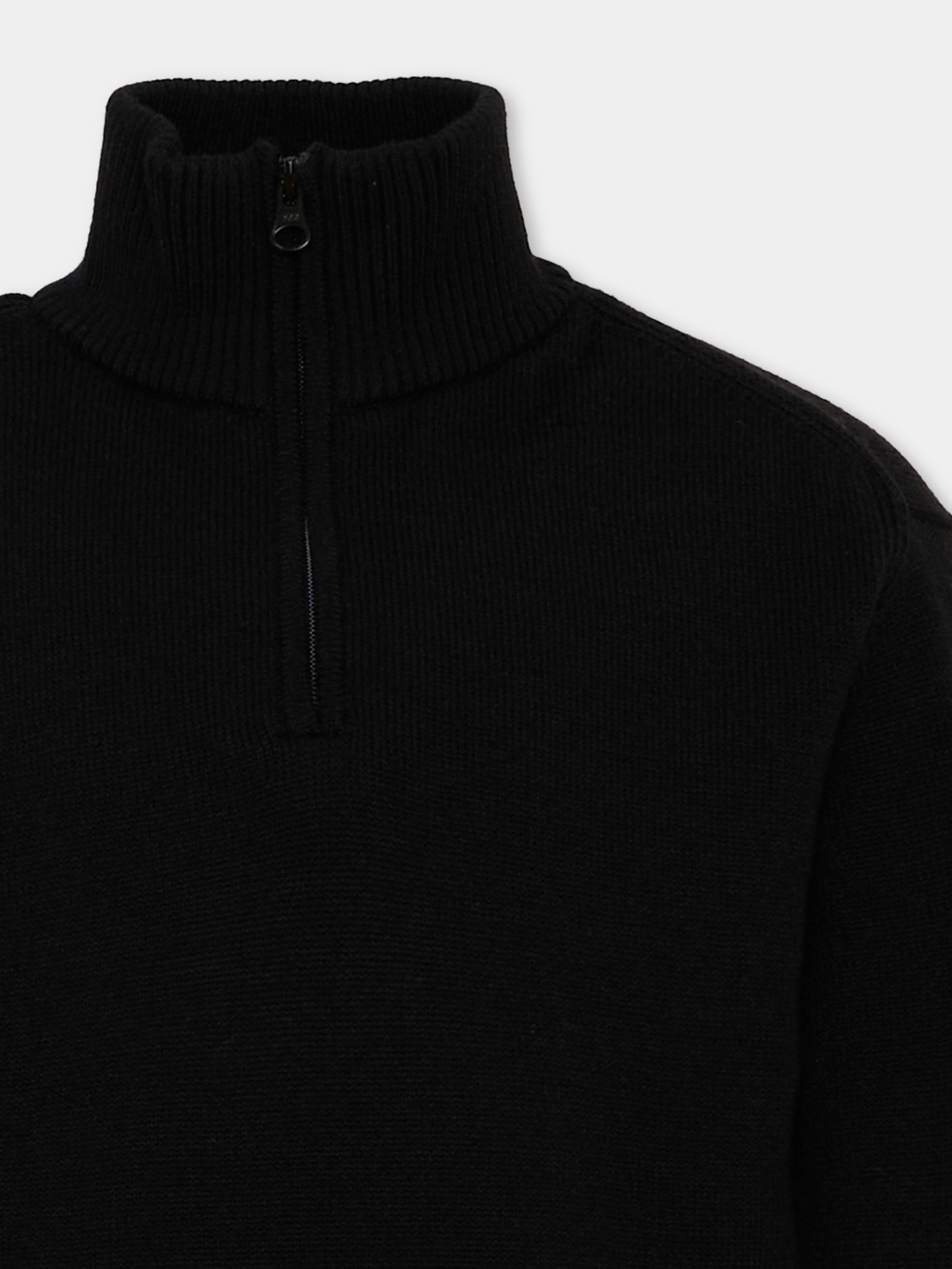 Maglione nero per bambino con lente,C. P. Company,CUW00V LHE86 60100