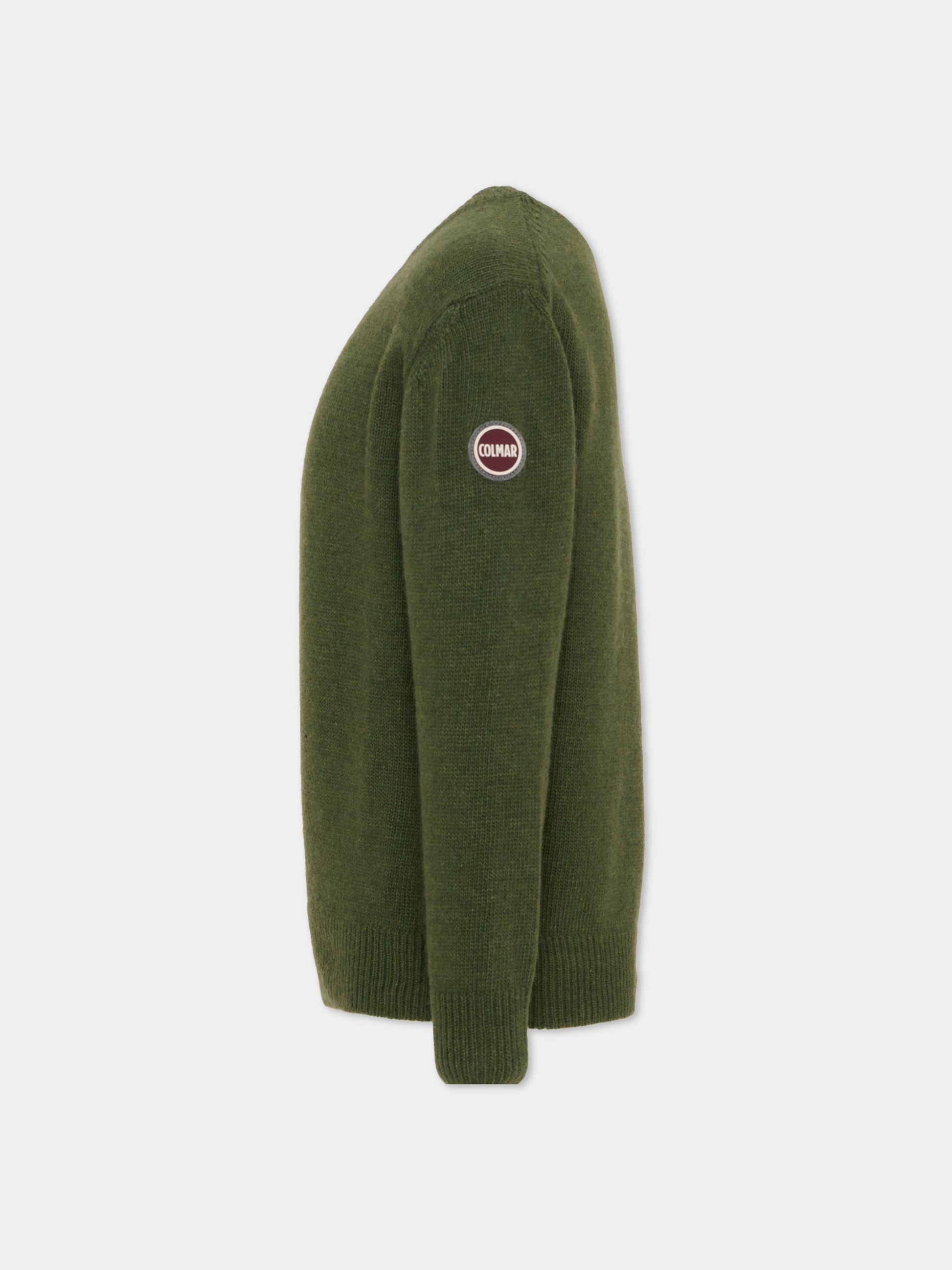 Maglione verde per bambini con logo,Colmar Originals Kids,9800 3ZO 498