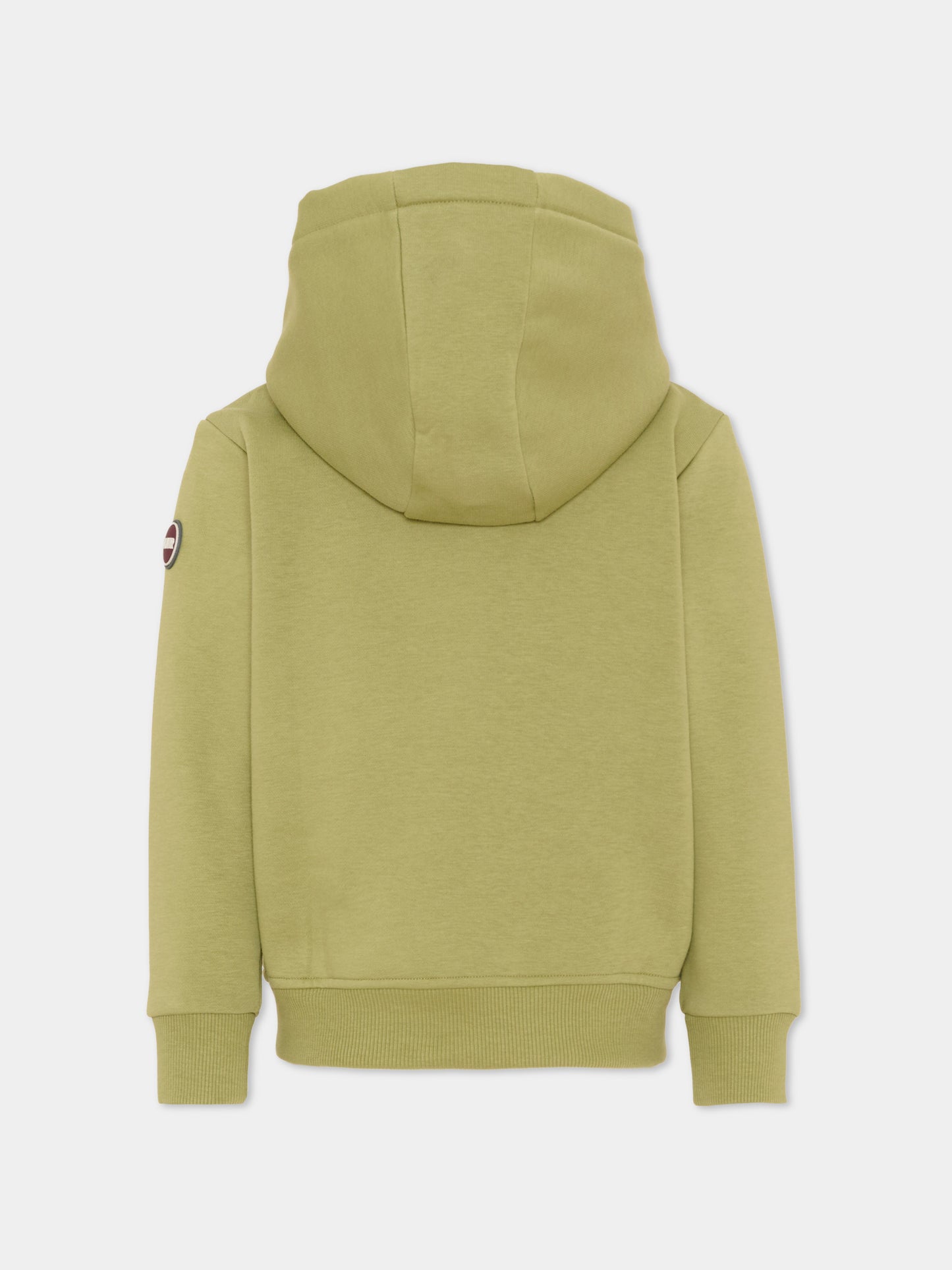 Felpa verde per bambini con logo,Colmar Originals Kids,3645N 1WX 735