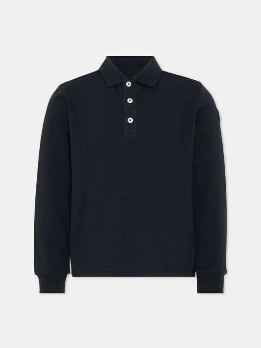 Polo blu per bambino con logo,Colmar Originals Kids,3588R 4SH 68