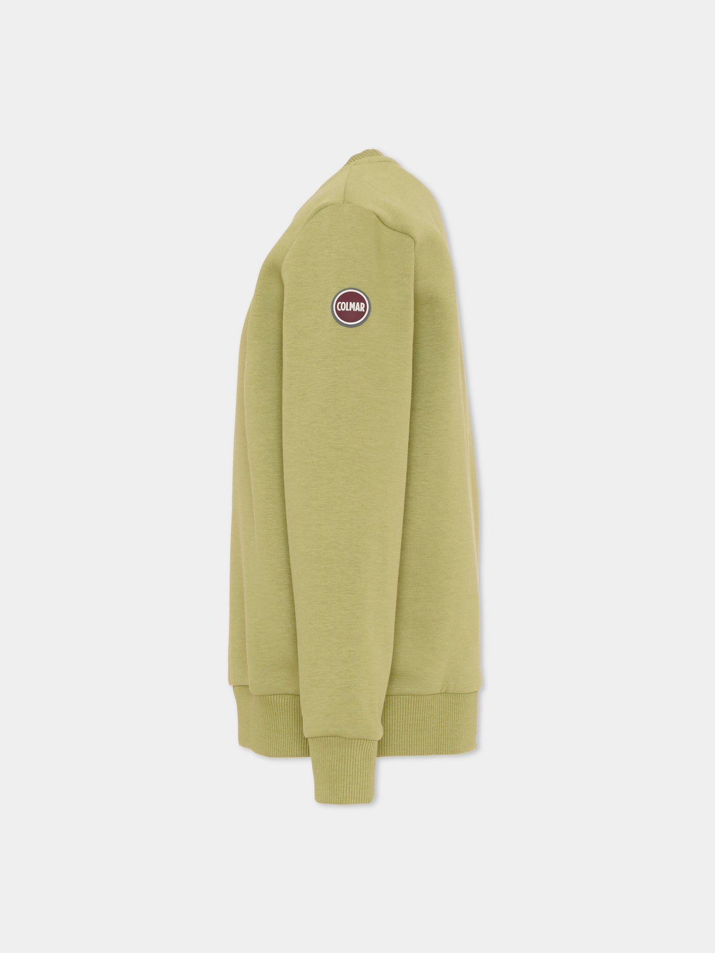 Felpa verde per bambino con logo,Colmar Originals Kids,3680N 1WX 735