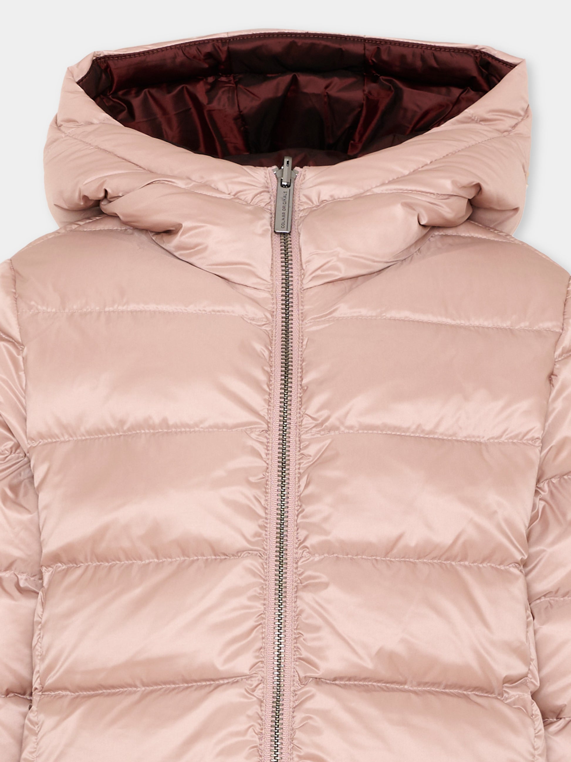 Piumini rosa per bambina con logo,Colmar Originals Kids,34000053A 2YO 777