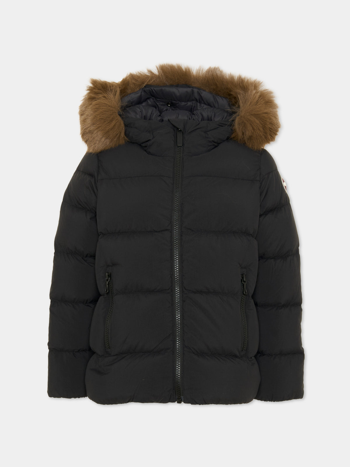 Piumino nero per bambini con cappuccio,Colmar Originals Kids,34000001E 4ZP 99