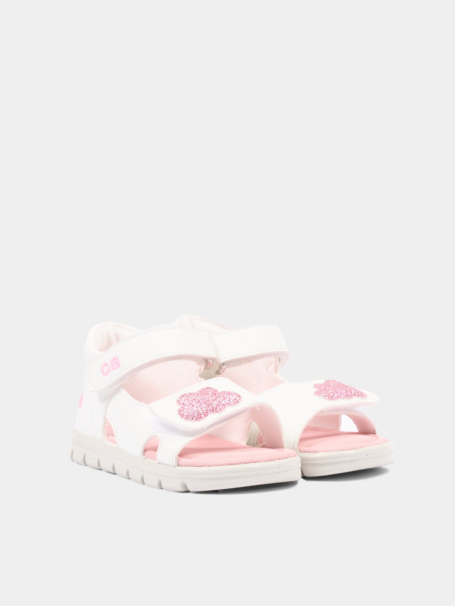 Sandali bianchi Little Cirrus per neonata,Falcotto X Coccolebimbi,0011501175.01.1N04