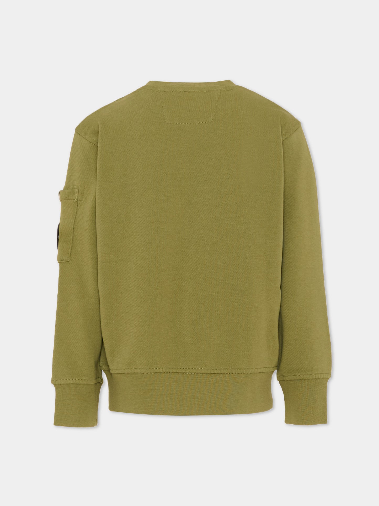 Felpa verde per bambino con lente,C. P. Company,CMF00X LCA76 30803