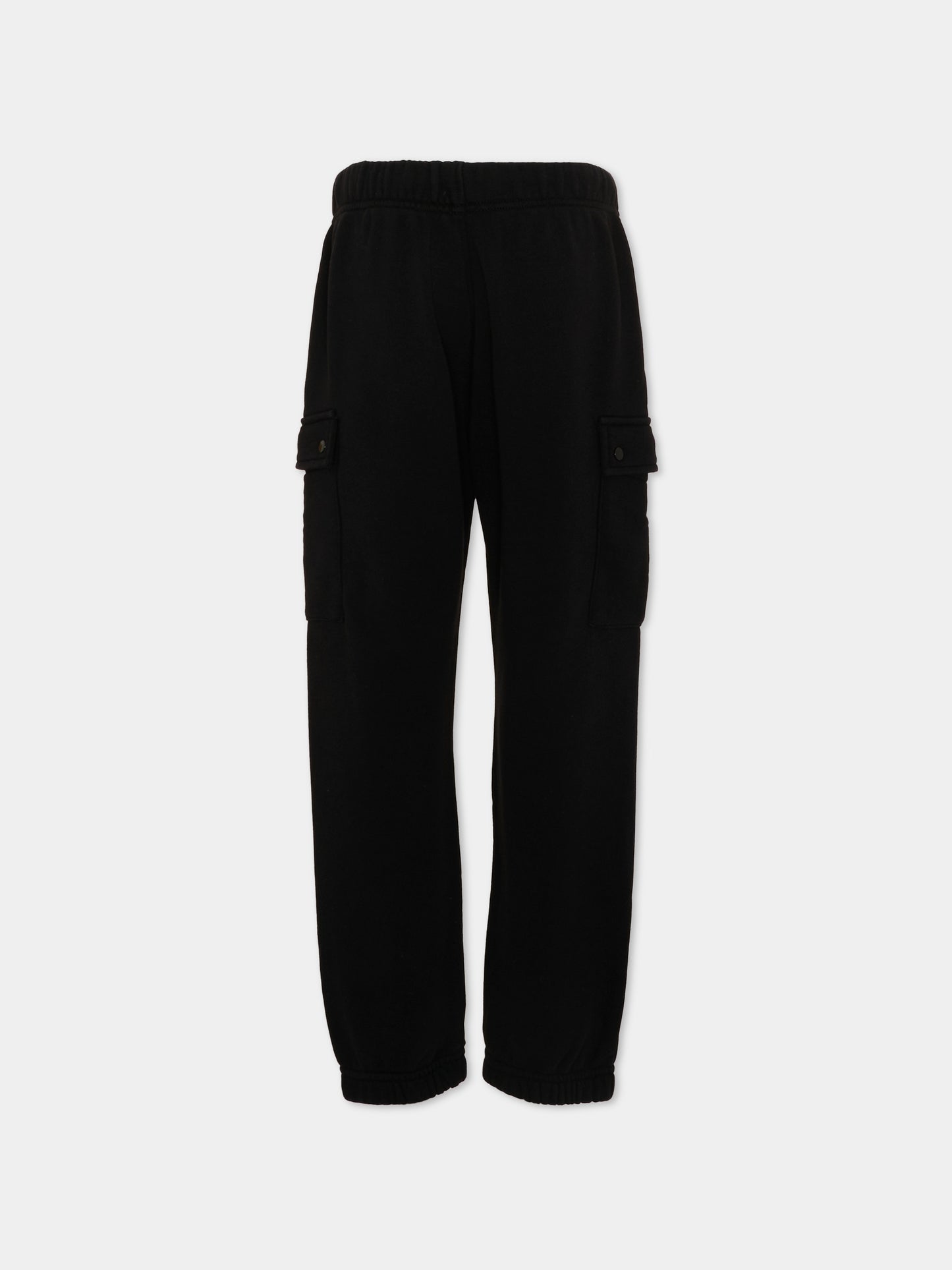 Pantaloni casual neri per bambino con lente,C. P. Company,CUP00Z LCA76 60100