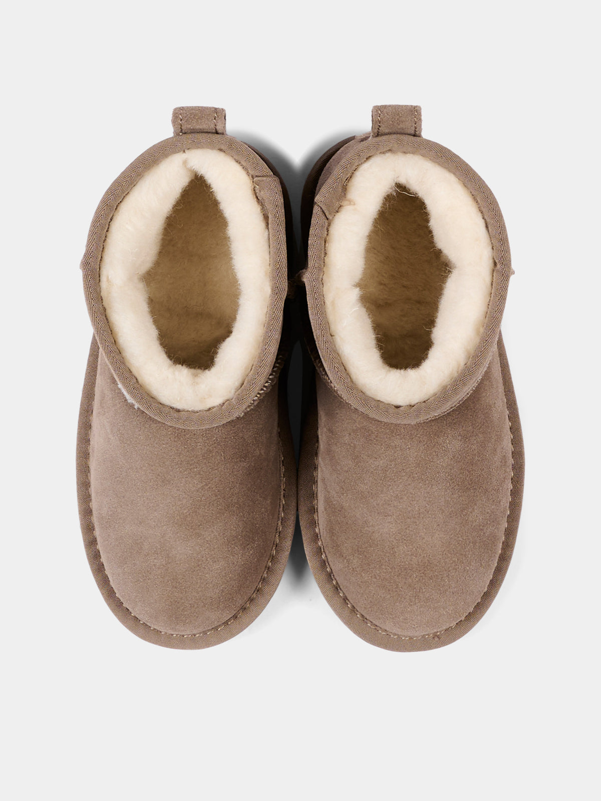 Taupe ankle boots for kids