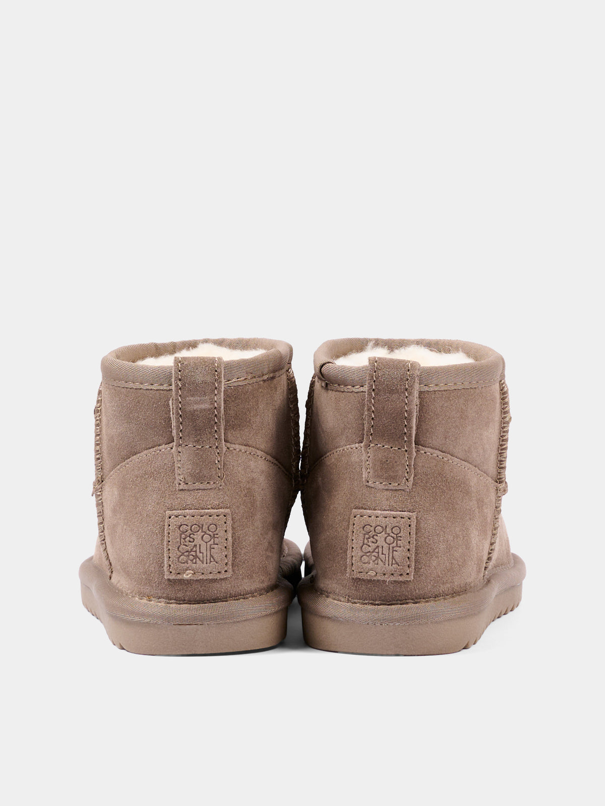 Taupe ankle boots for kids